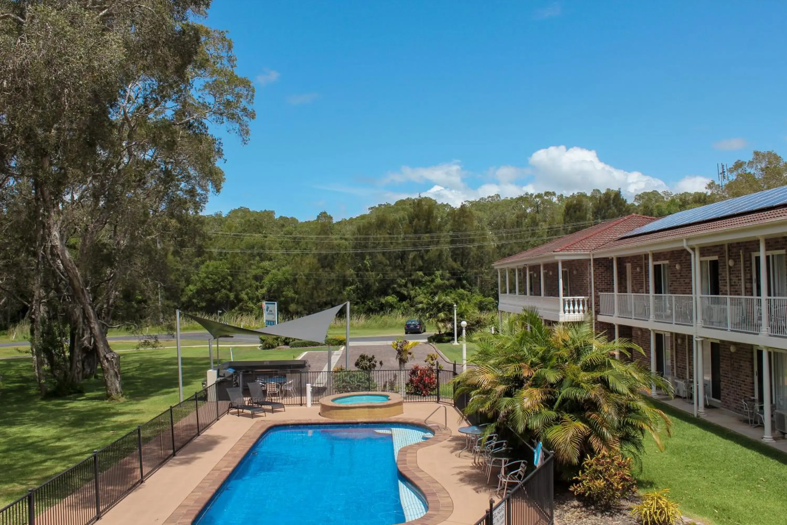 Property building, Pool View in Aston Motel Yamba