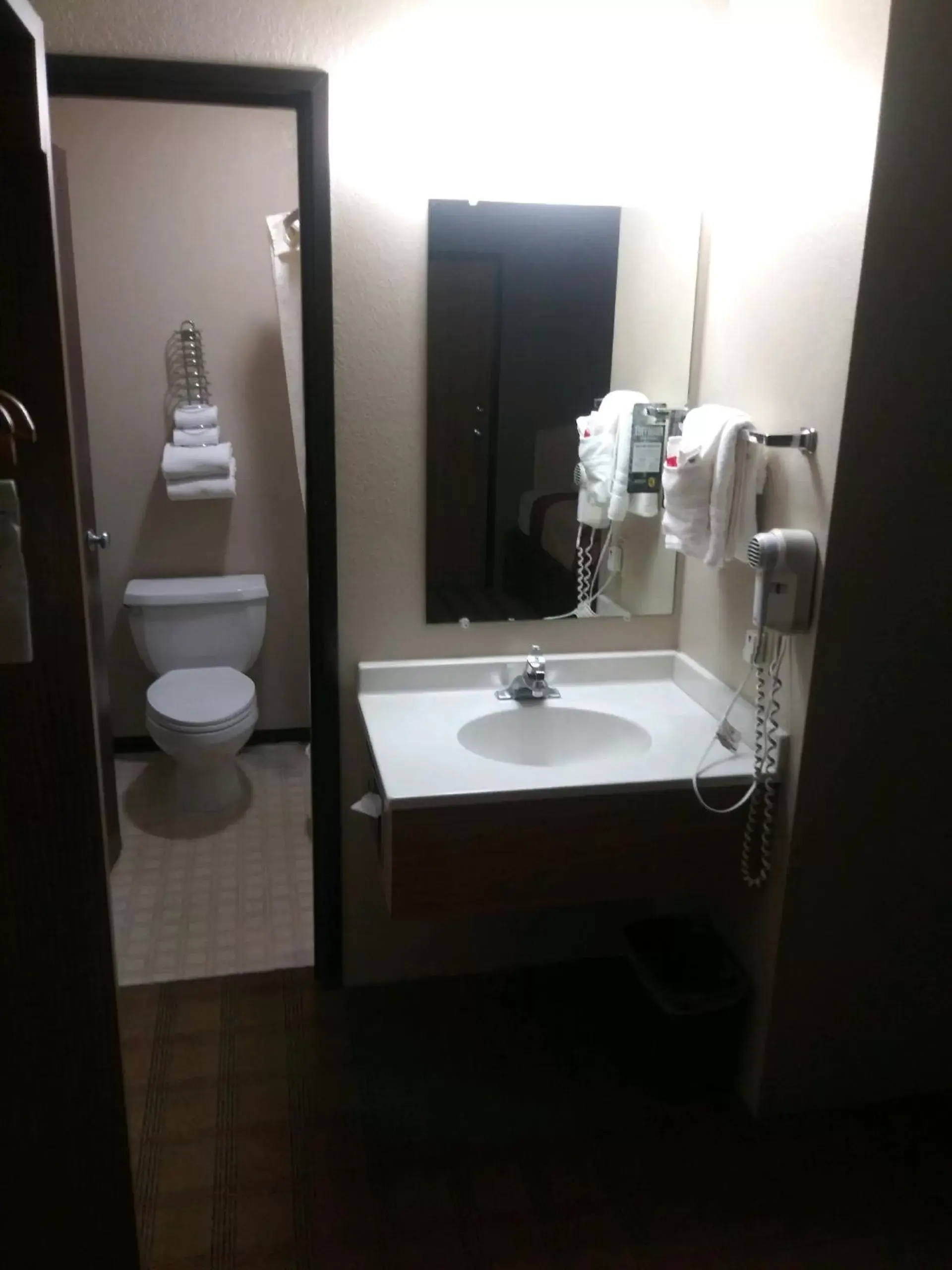 Bathroom in Super 8 by Wyndham Albuquerque West/Coors Blvd