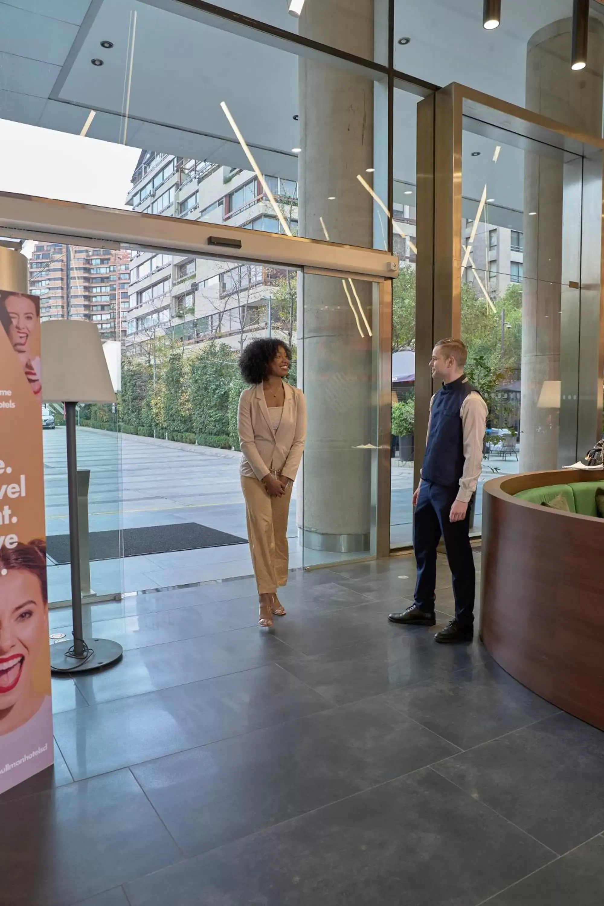 Lobby or reception in Pullman Santiago Vitacura