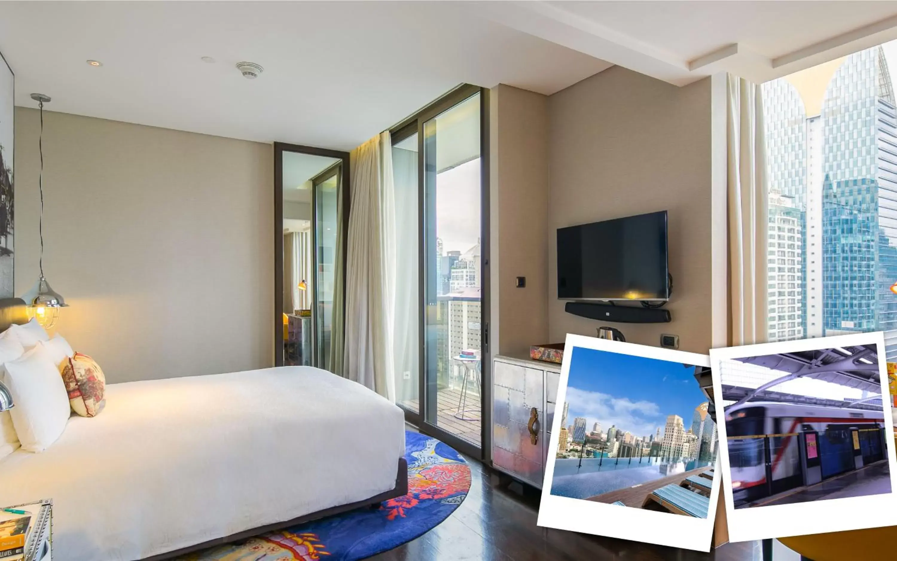 Photo of the whole room, TV/Entertainment Center in Hotel Indigo Bangkok Wireless Road, an IHG Hotel