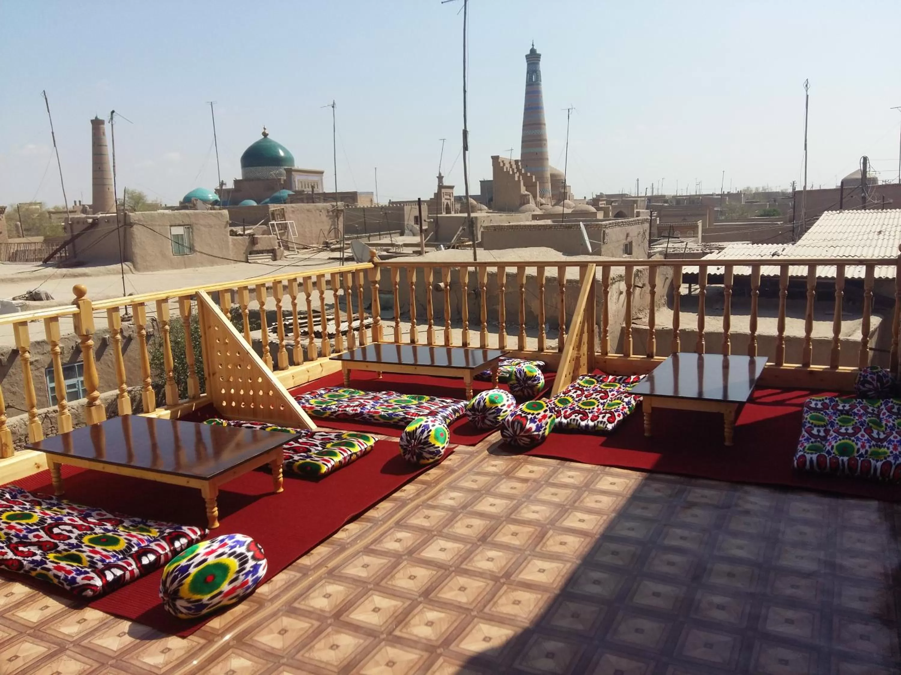 City view in Hotel Euro Asia Khiva in Ichan Qala