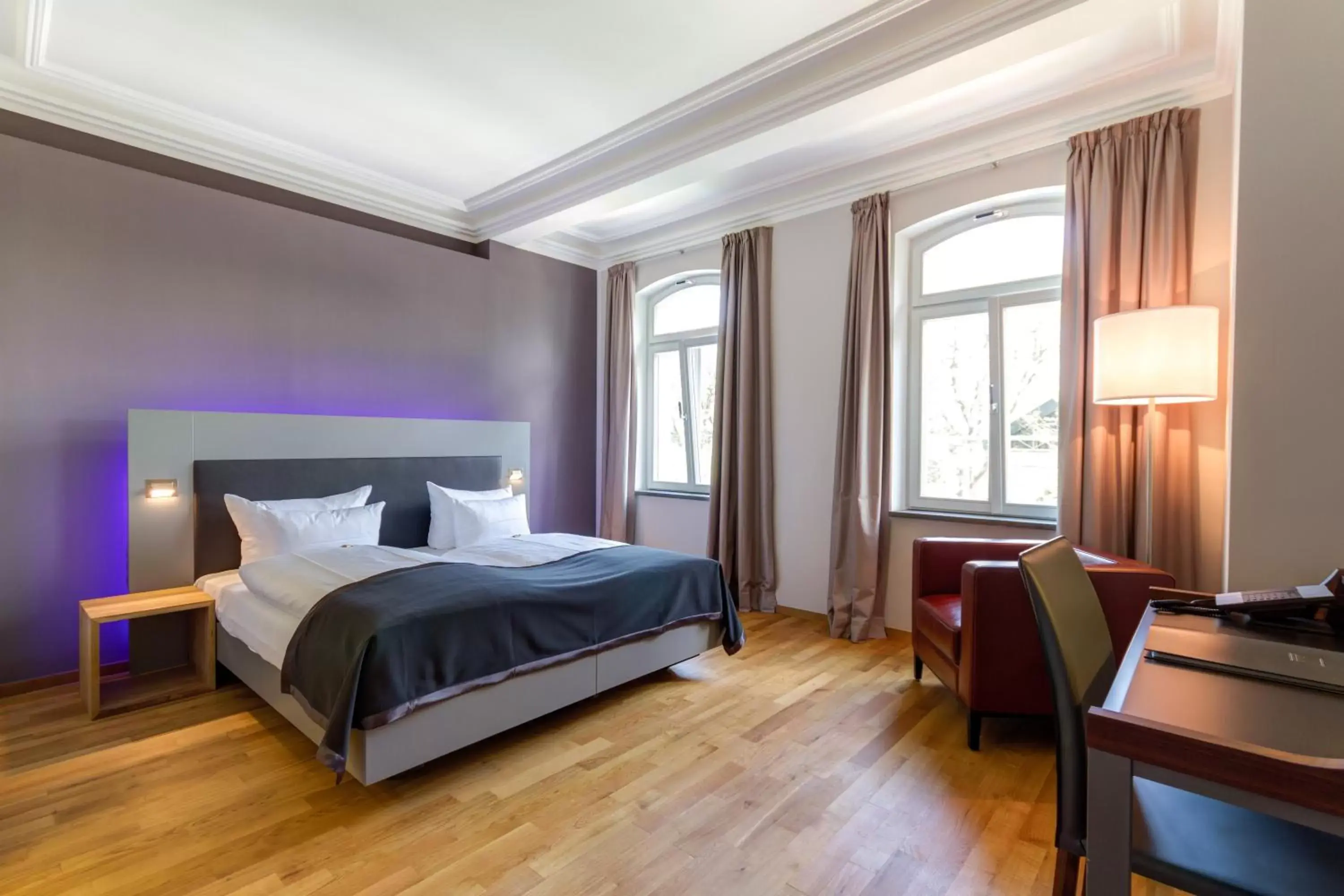 Photo of the whole room, Bed in Qube Hotel Bergheim