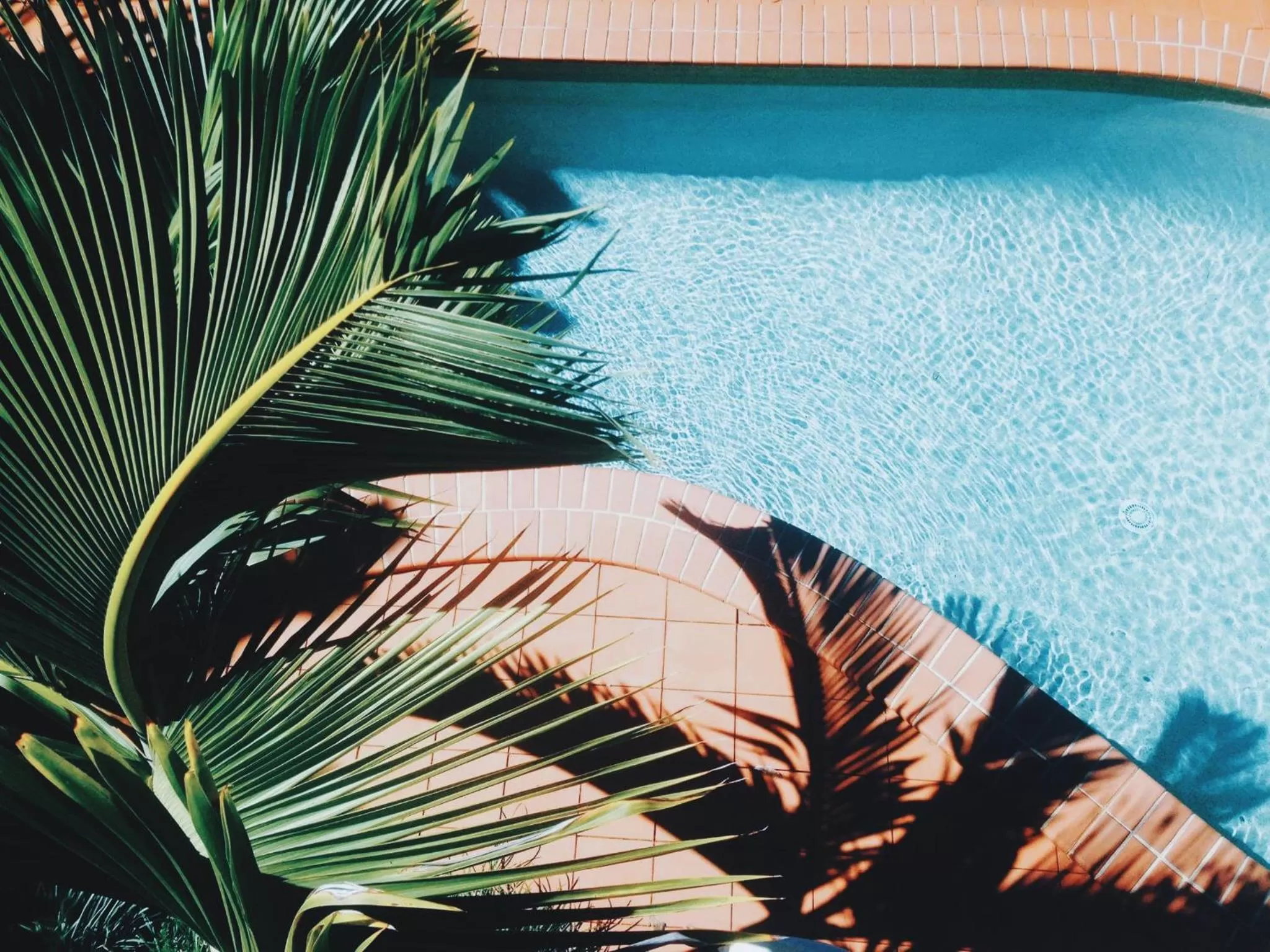 Swimming pool in Childers Oasis Motel