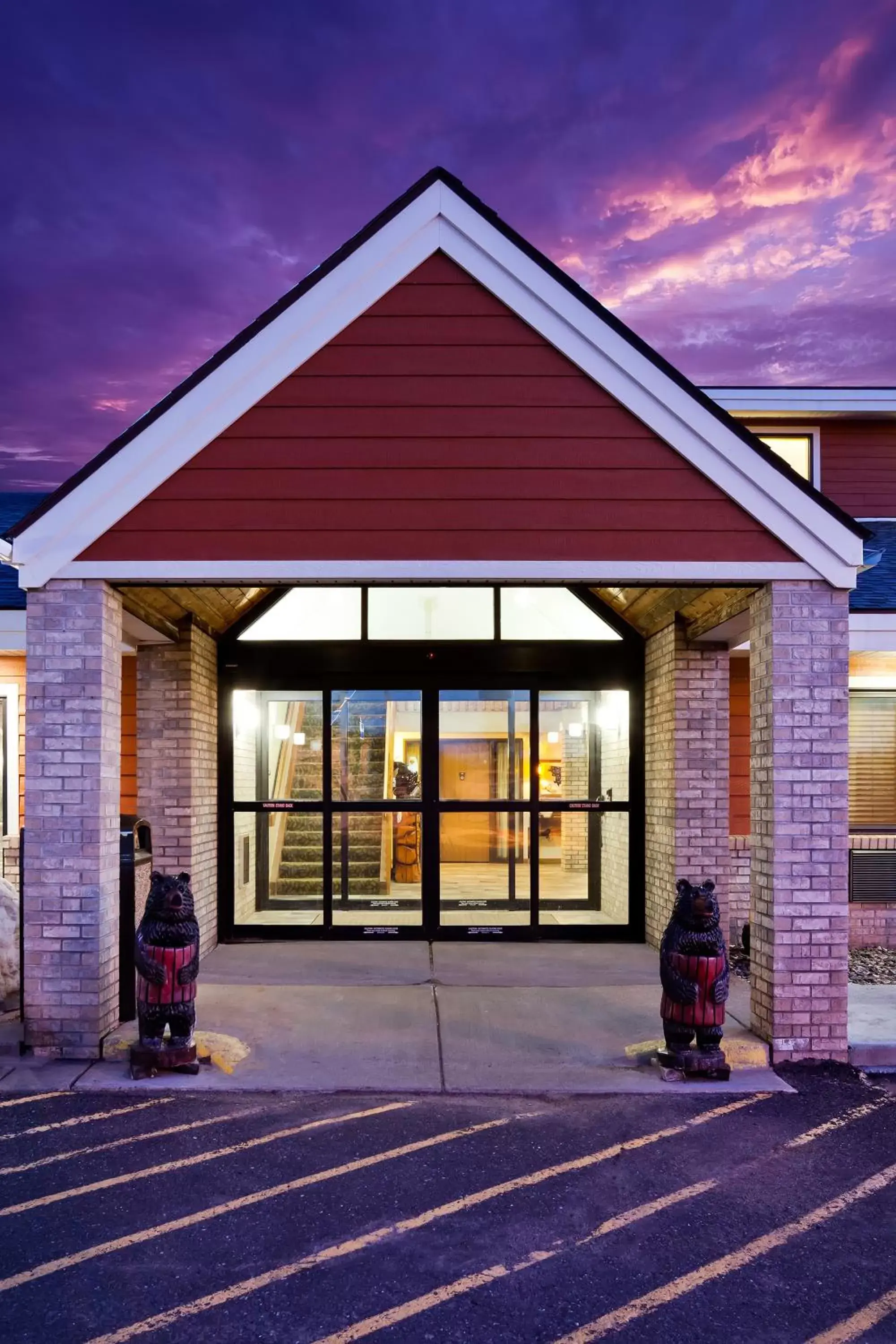 Facade/entrance in AmericInn by Wyndham Ironwood