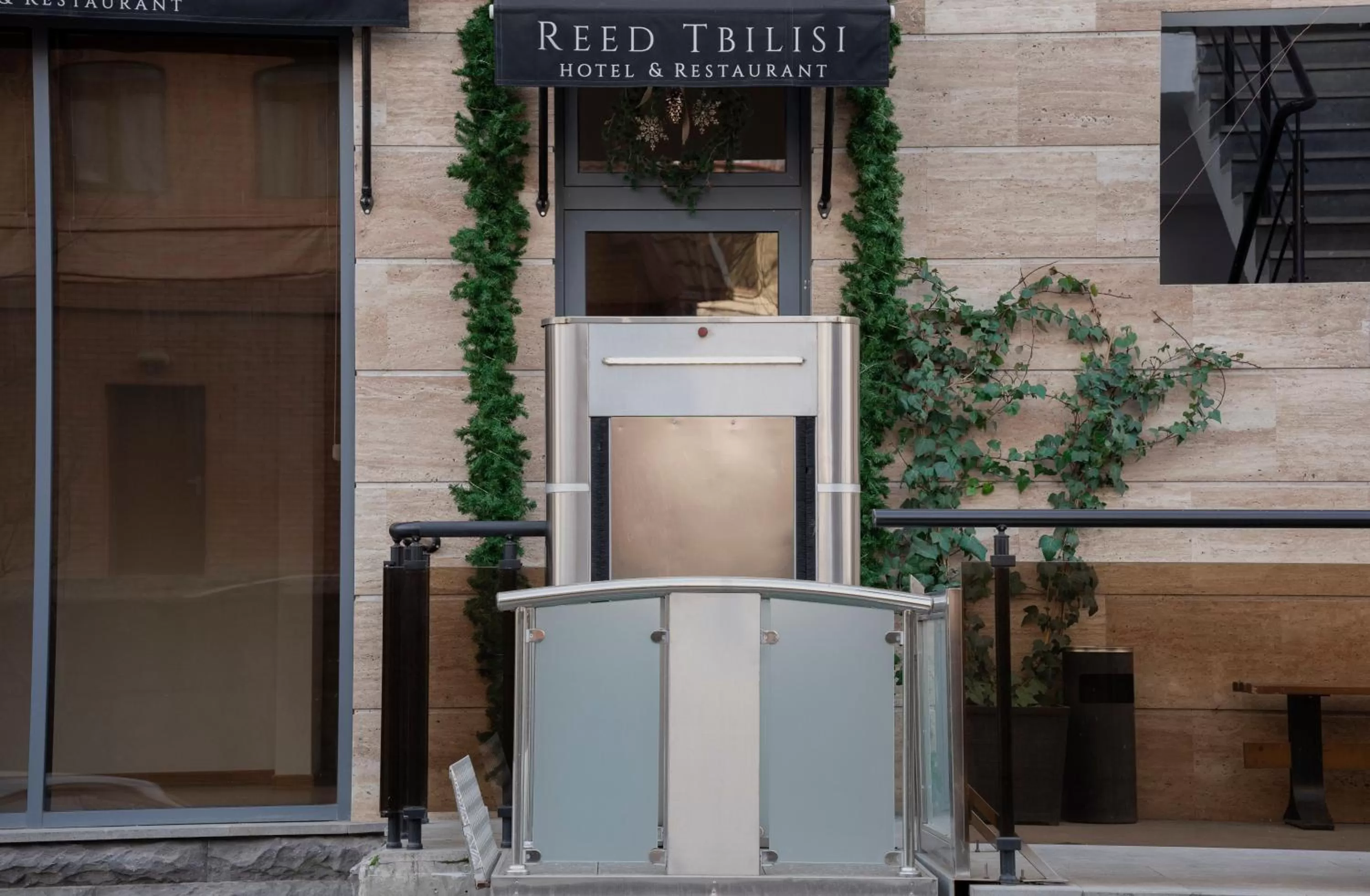 Facade/entrance in Reed Hotel Tbilisi