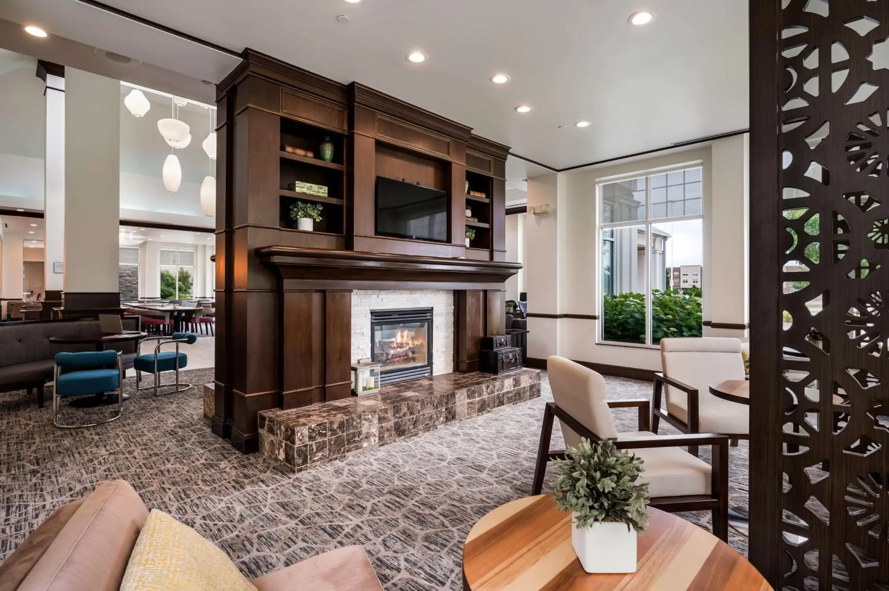 Lobby or reception in Hilton Garden Inn Ames