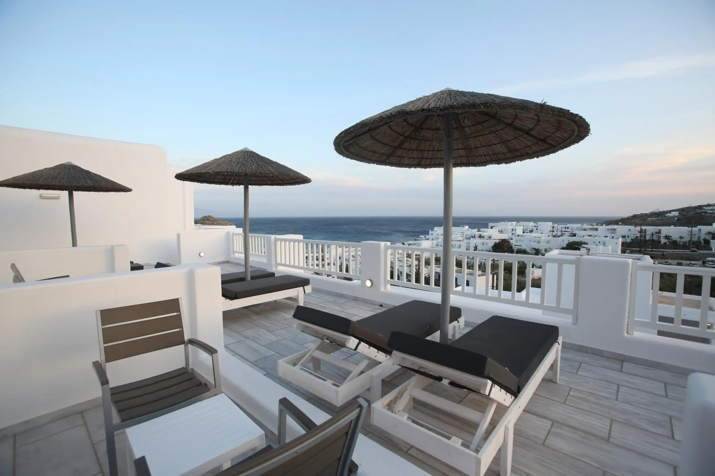 Deluxe Triple Room with Sea View in The George Hotel Mykonos