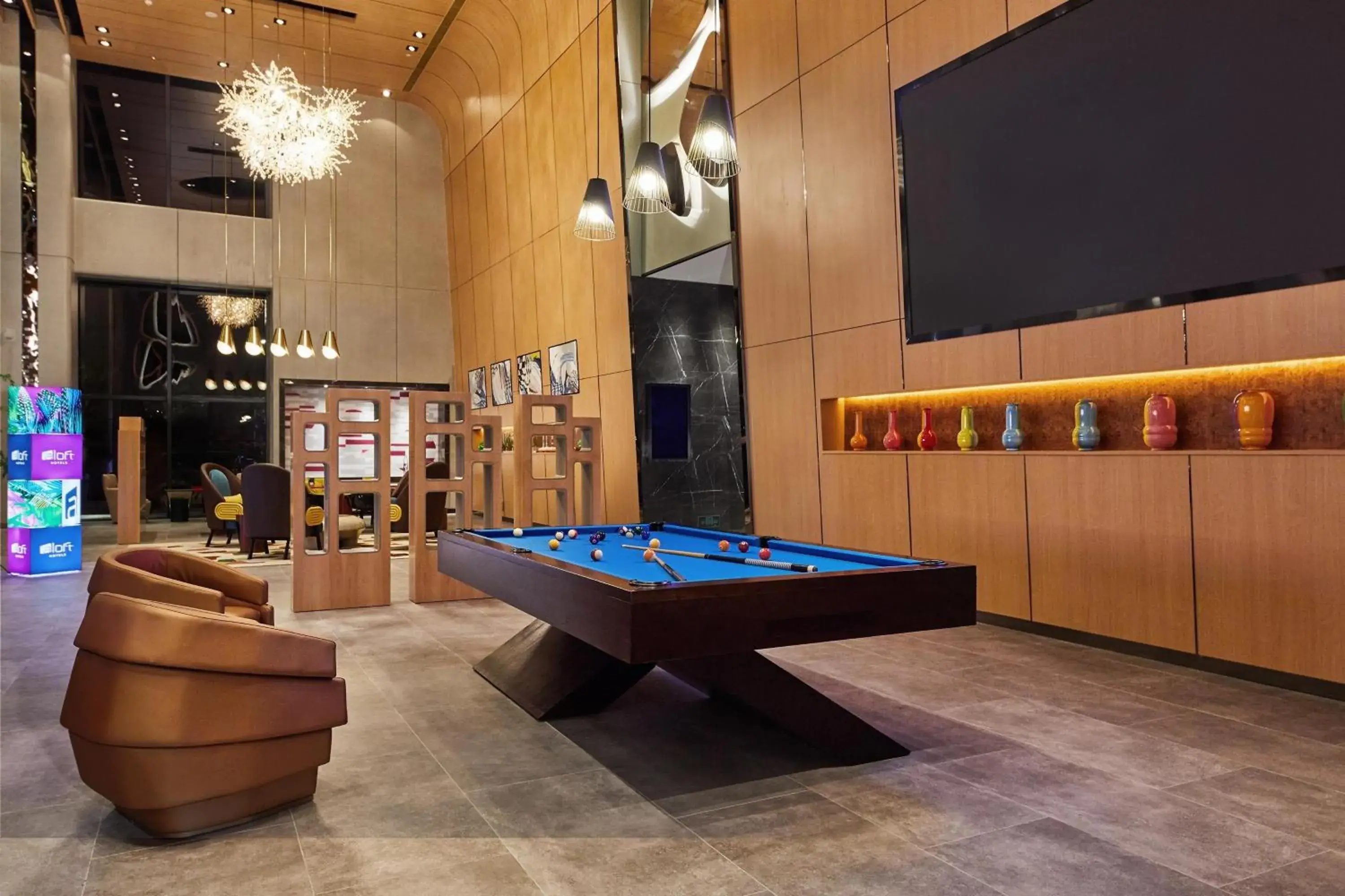 Restaurant/places to eat, Billiards in Aloft Shanghai Zhangjiang Haike