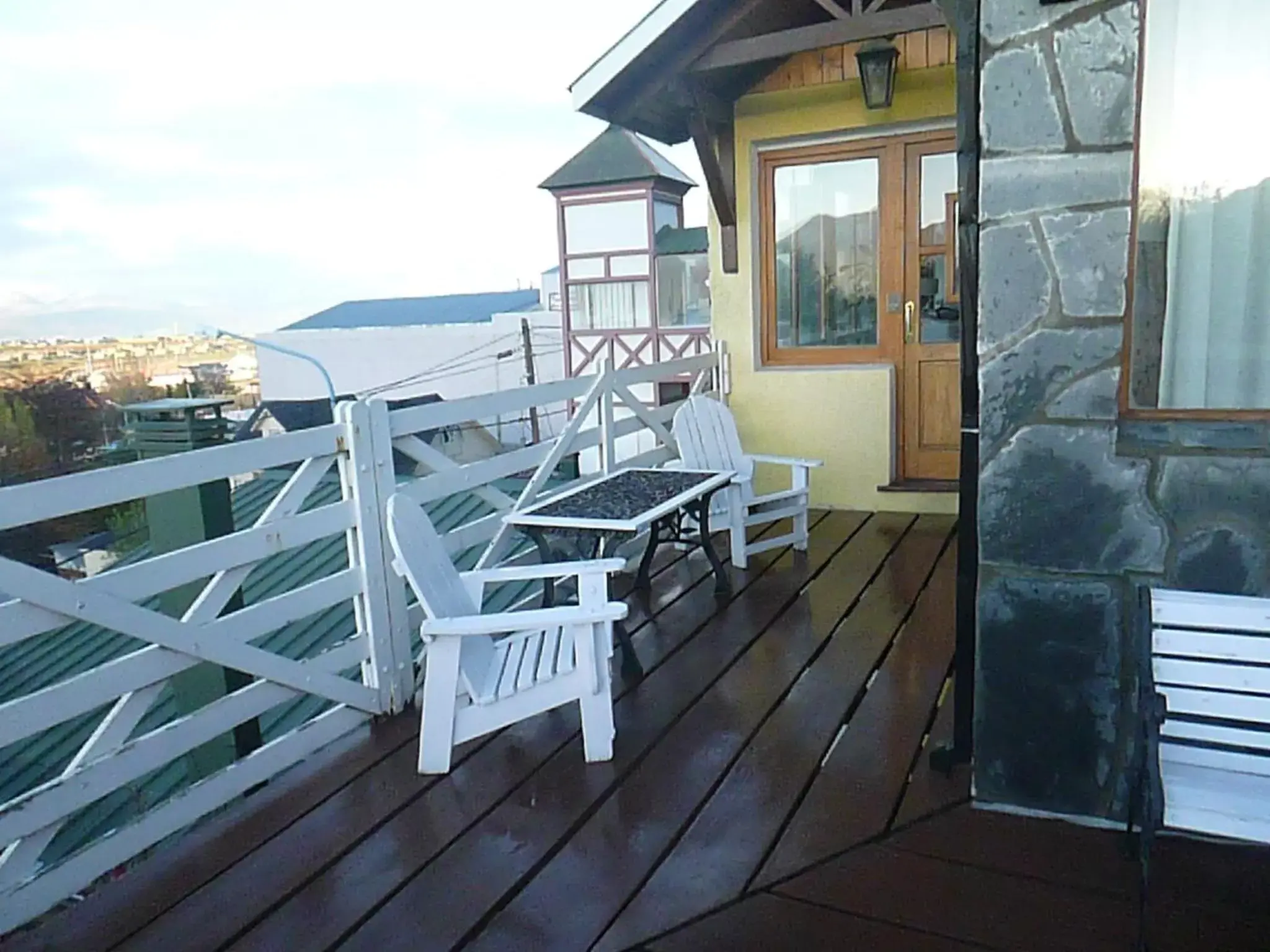 Balcony/Terrace in Hostería Patagonia Jarke