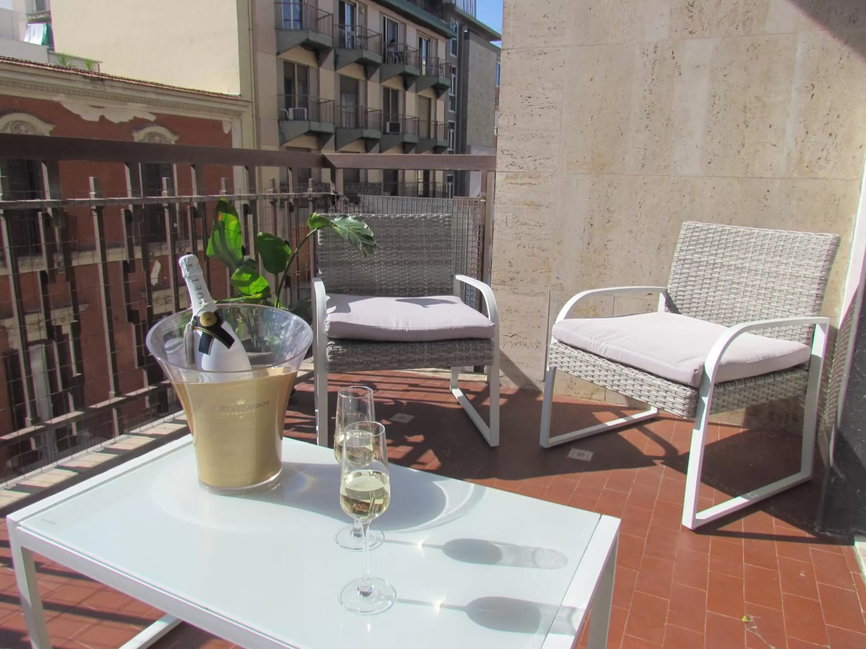 Balcony/Terrace, Drinks in Room 56 - Le Dimore