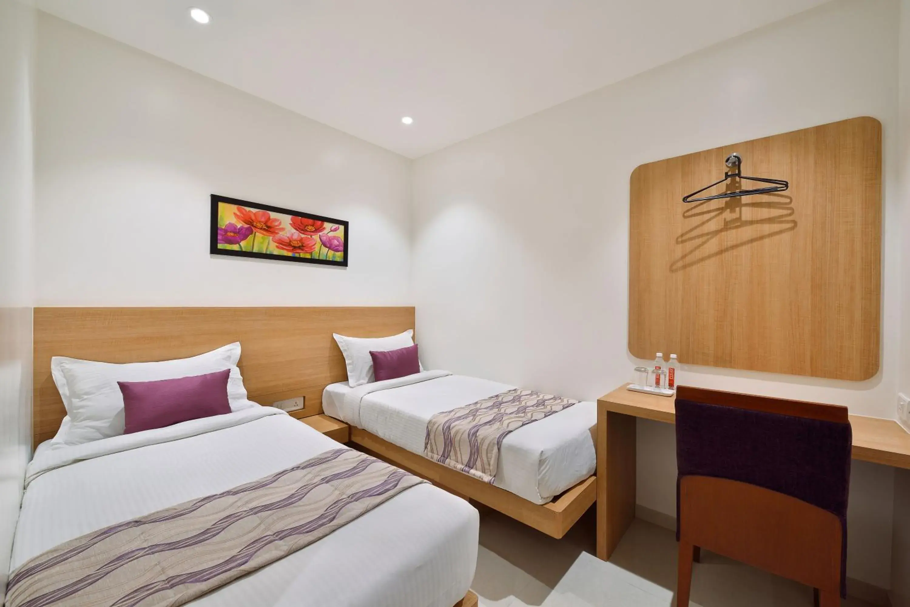 Bedroom, Bed in Hotel Leafio Mumbai