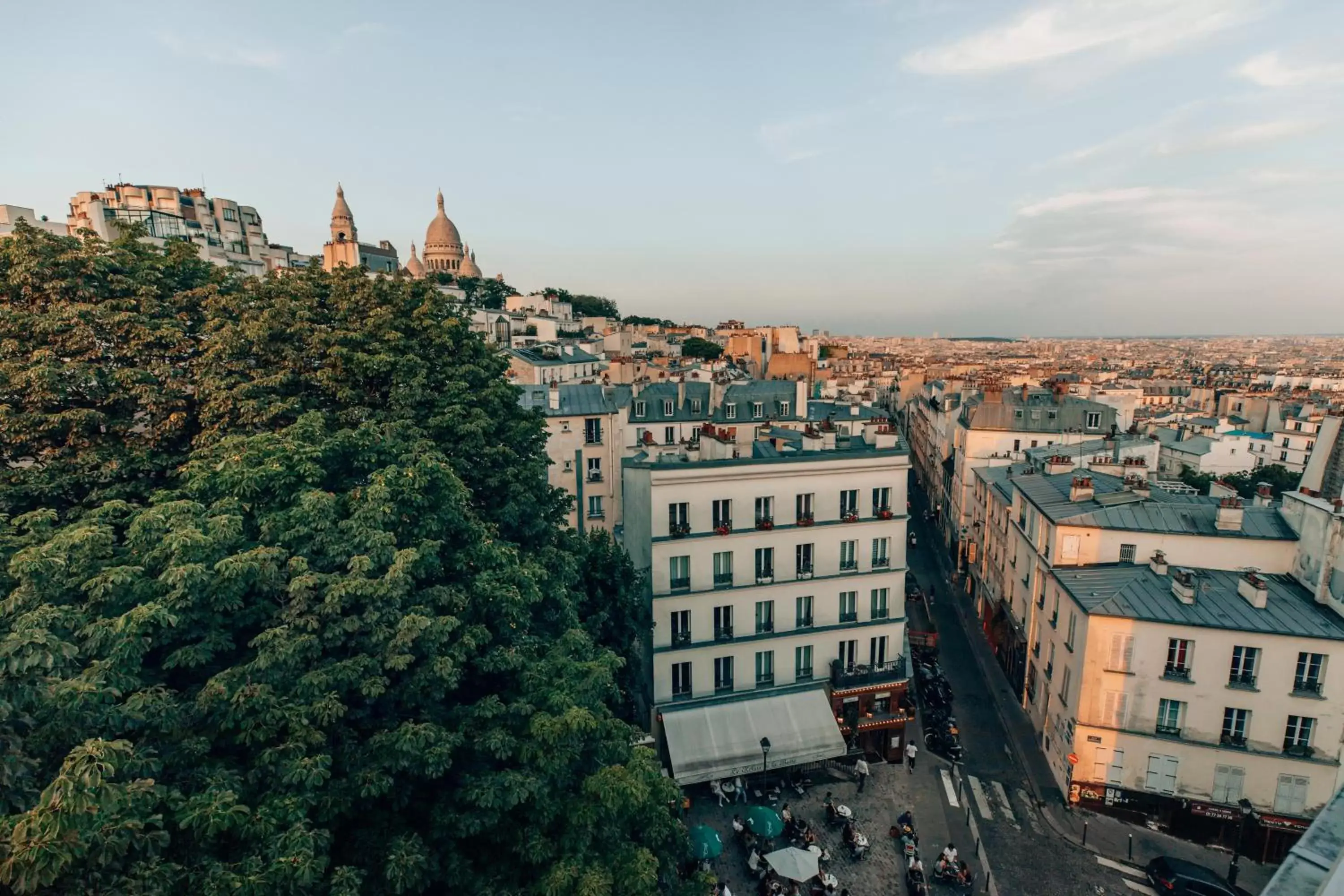 City view, Bird's-eye View in Timhotel Montmartre
