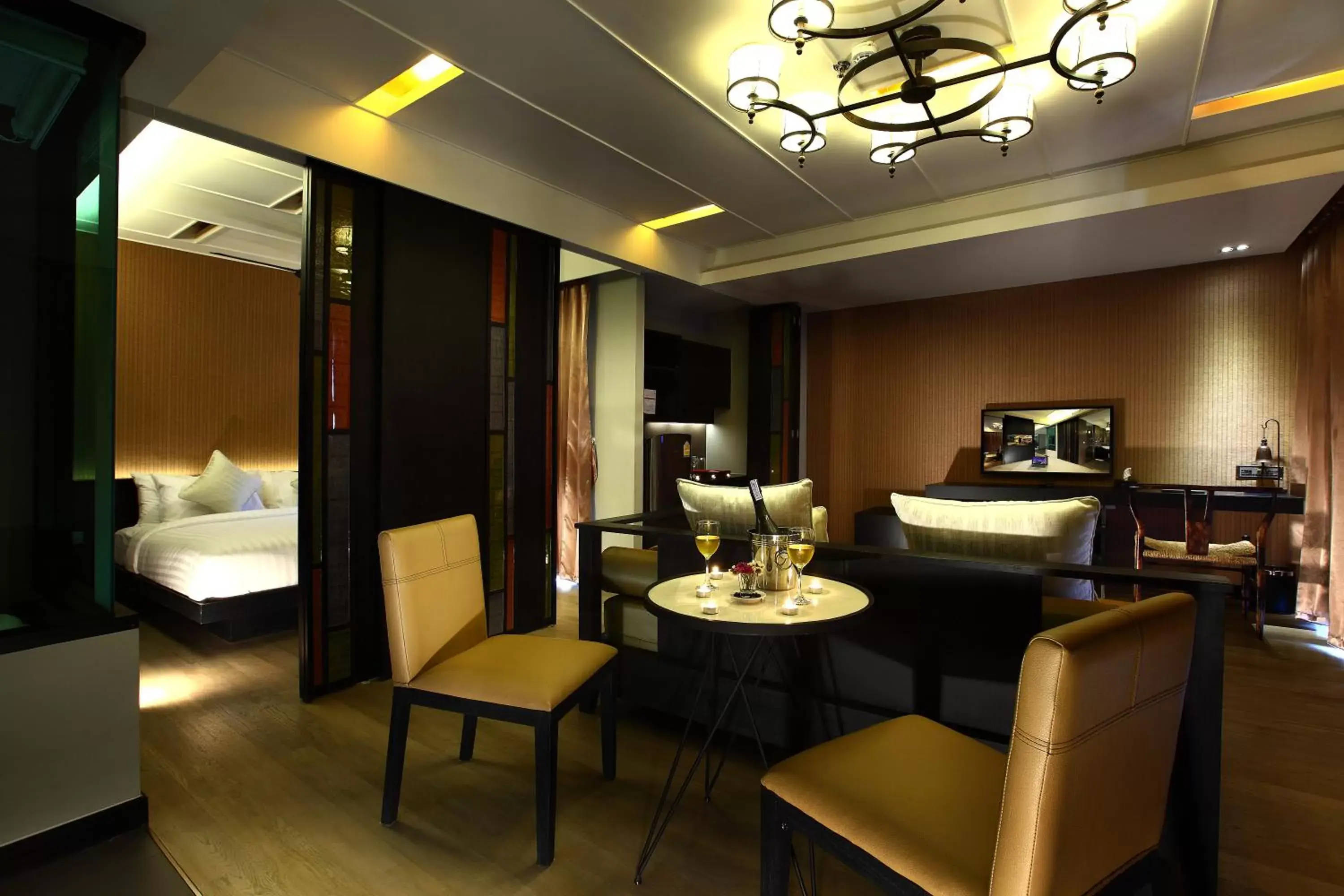 Living room in De Chai Oriental Nimman - SHA Plus