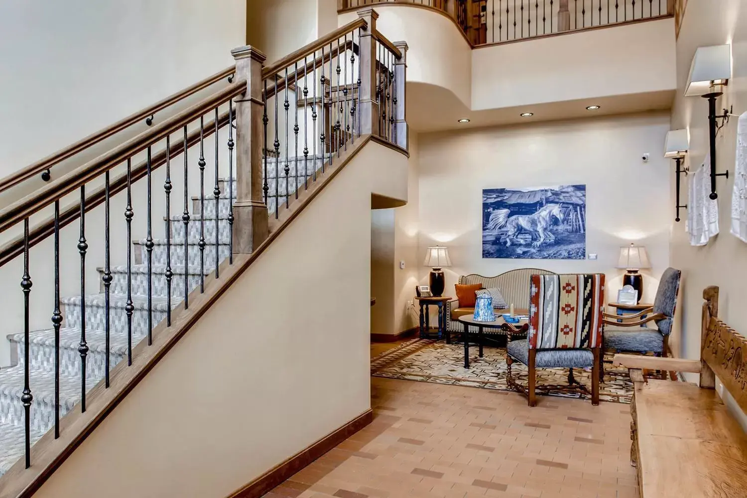 Lobby or reception in Old Santa Fe Inn