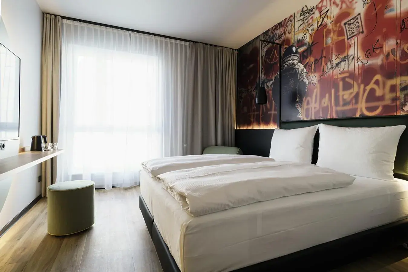 Bedroom, Bed in Vienna House Easy by Wyndham Berlin Potsdamer Platz