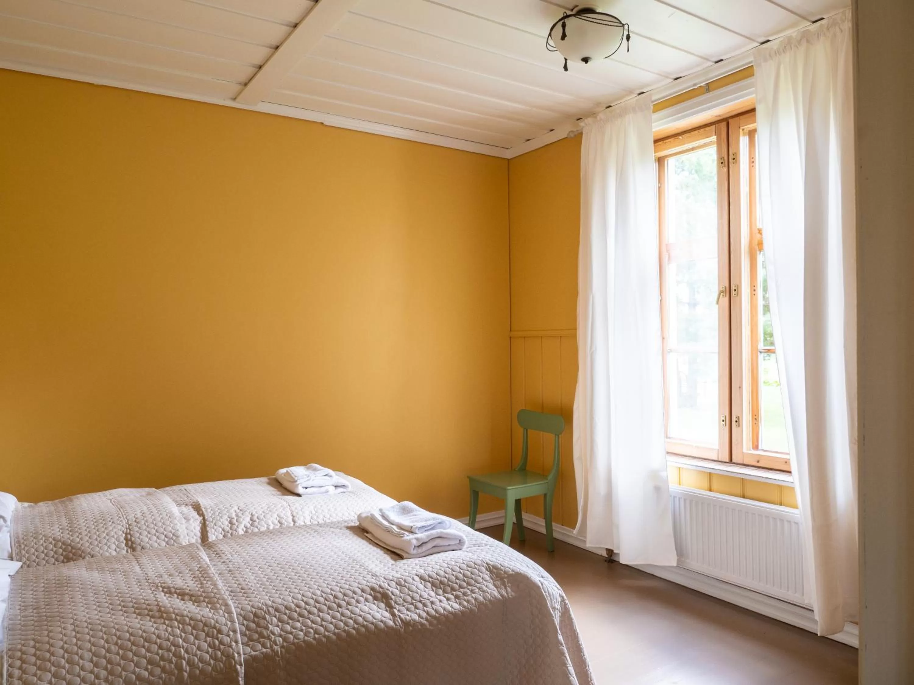 Bed in Haapala Brewery restaurant and accommodation