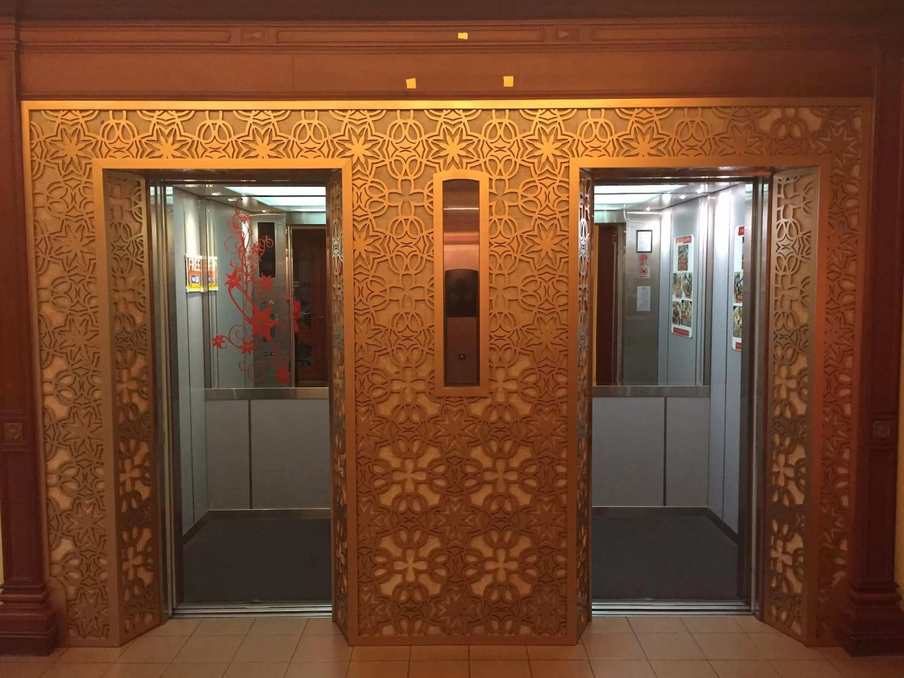 elevator in MIDO Hotel