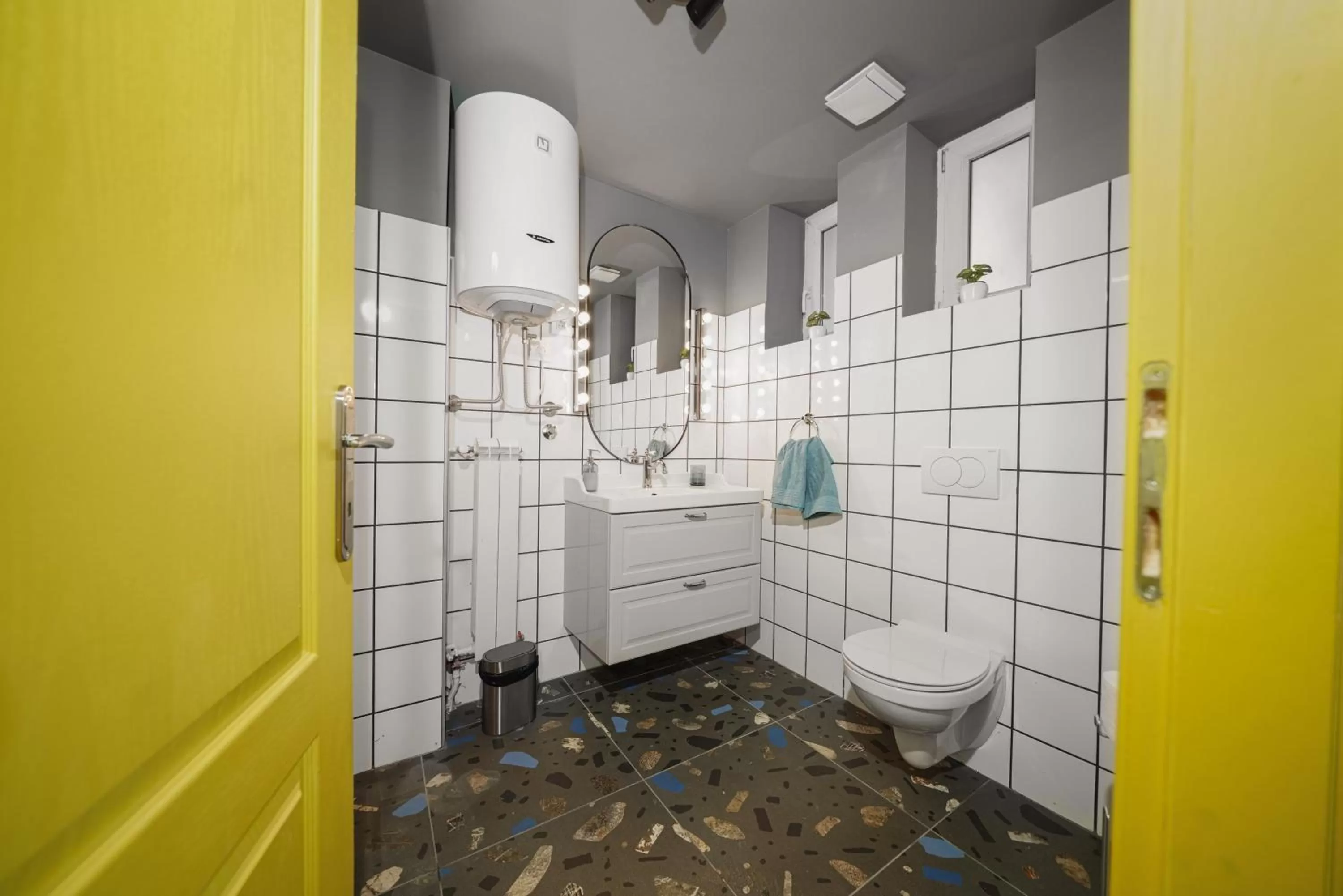 Shower, Bathroom in Tulum Apart Center Belgrade