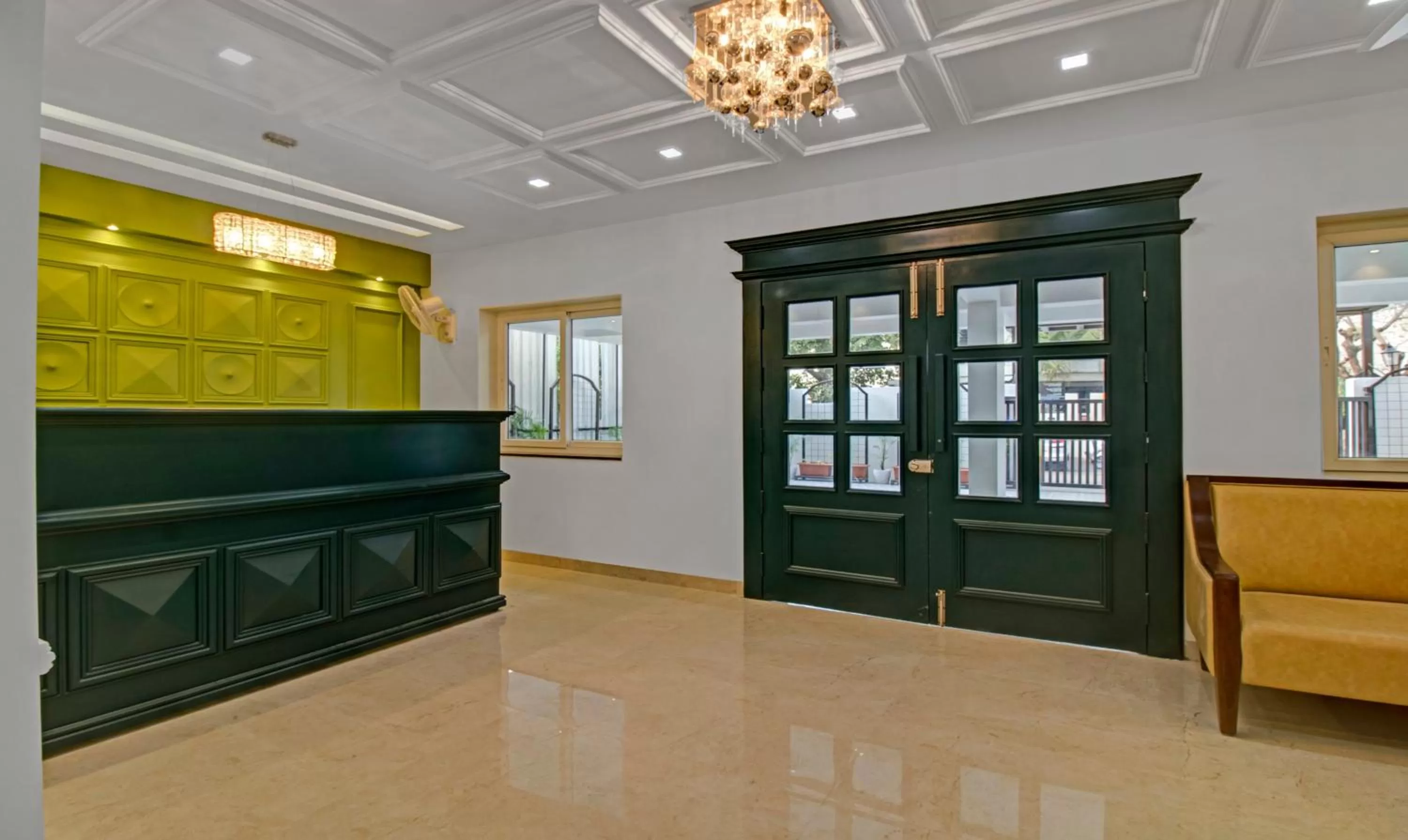 Lobby or reception in Treebo Chandraprasth Residency