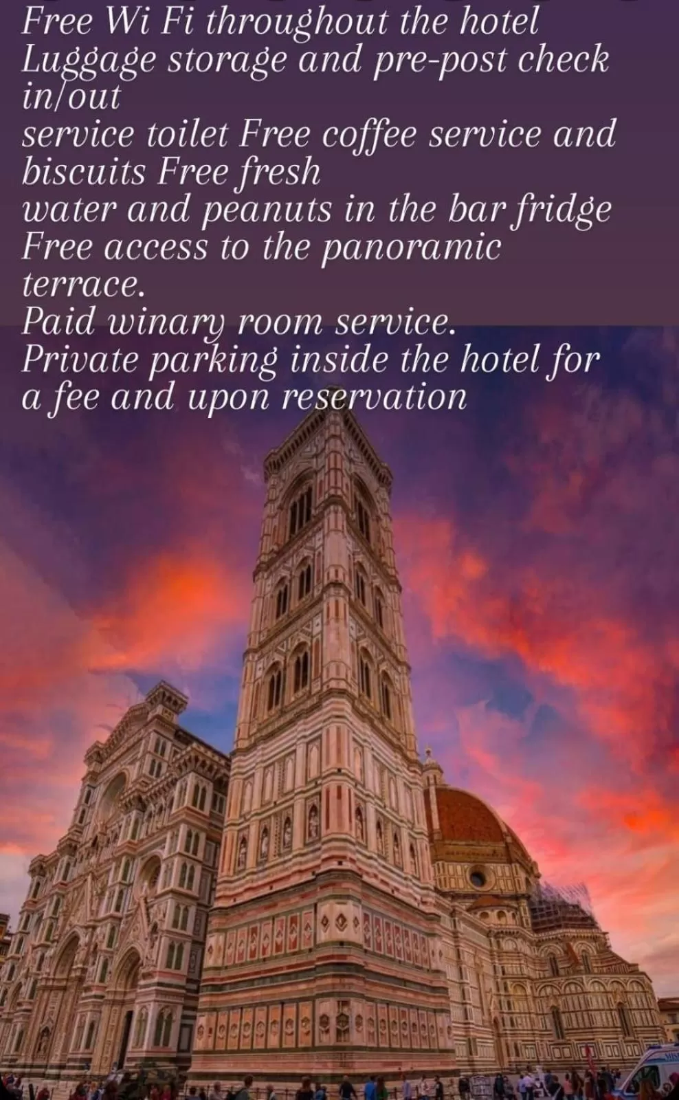 Text overlay in Hotel Bellavista