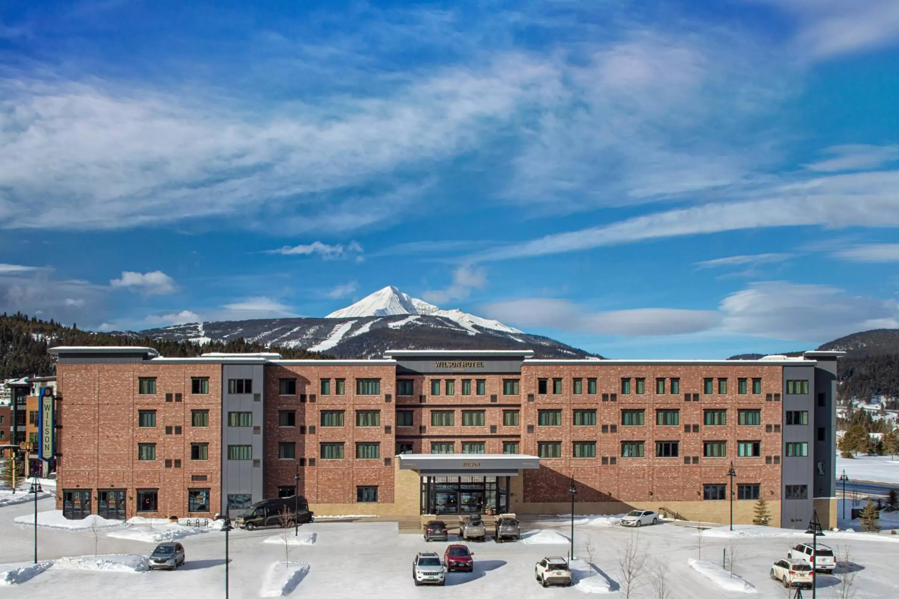 Property building, Winter in Residence Inn by Marriott Big Sky/The Wilson Hotel