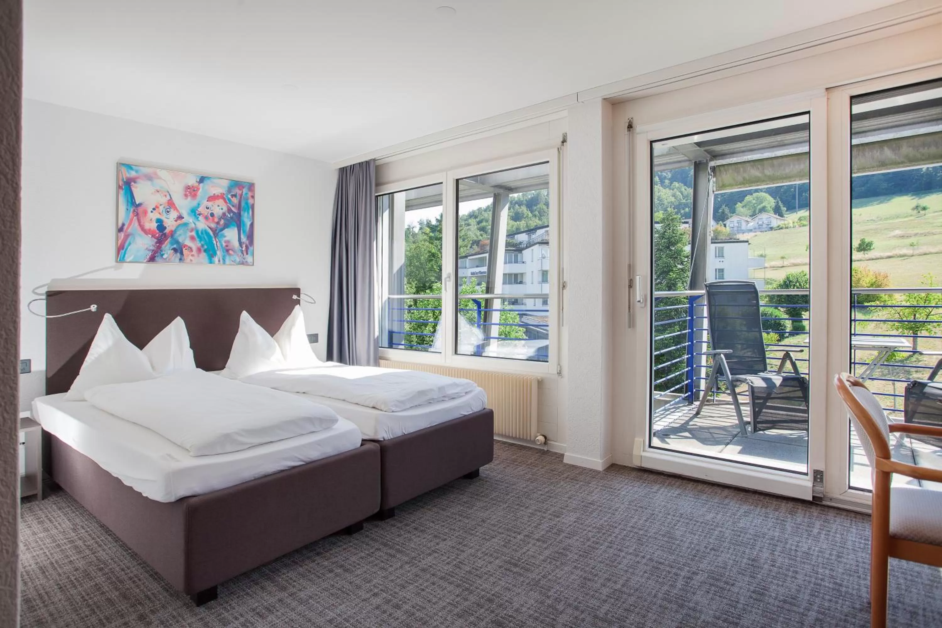 Bed in GUESTHOUSE ZURZACH - Self Check-in