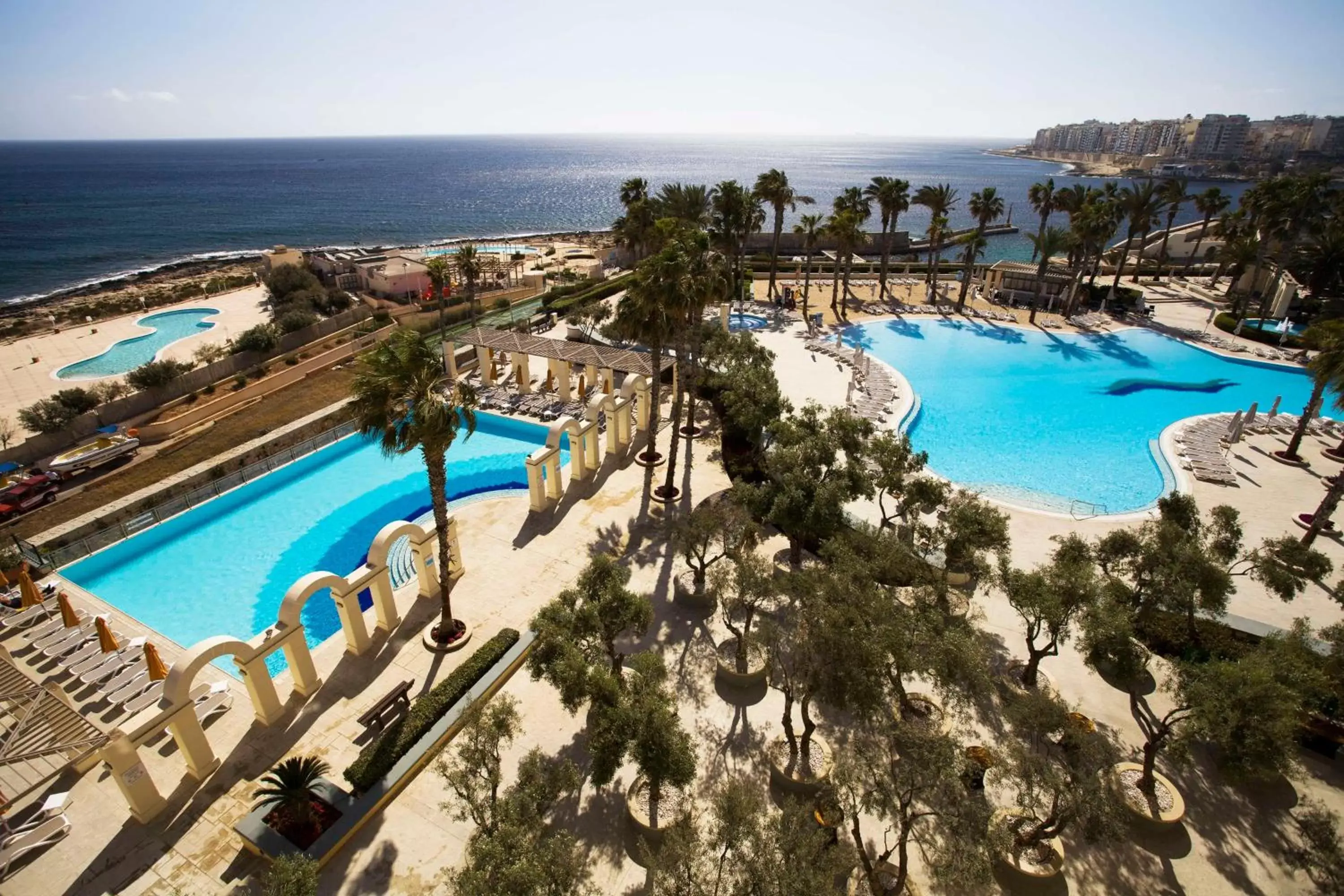 Pool View in Hilton Malta