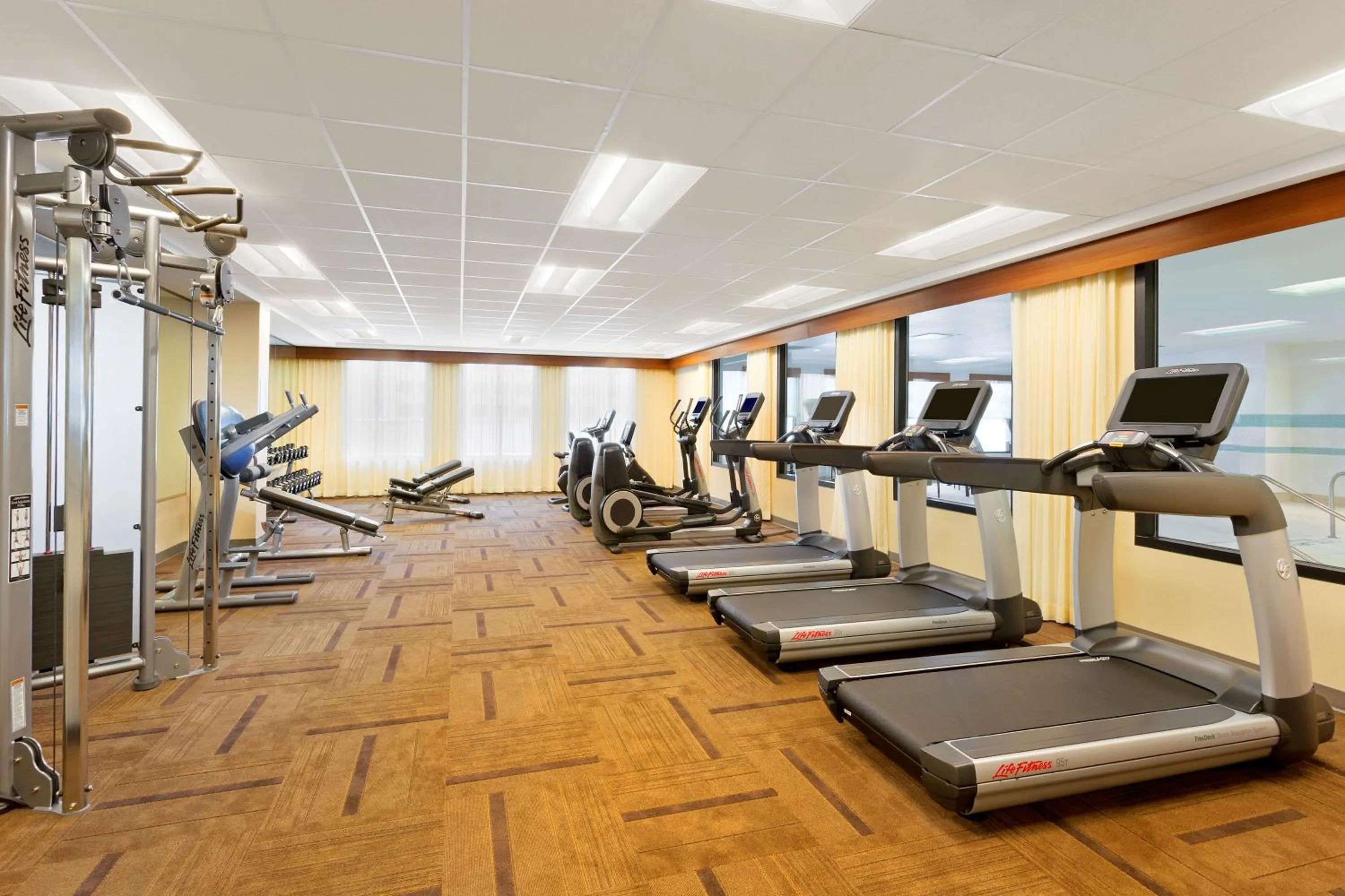 Fitness centre/facilities in Hyatt Place Austin Downtown