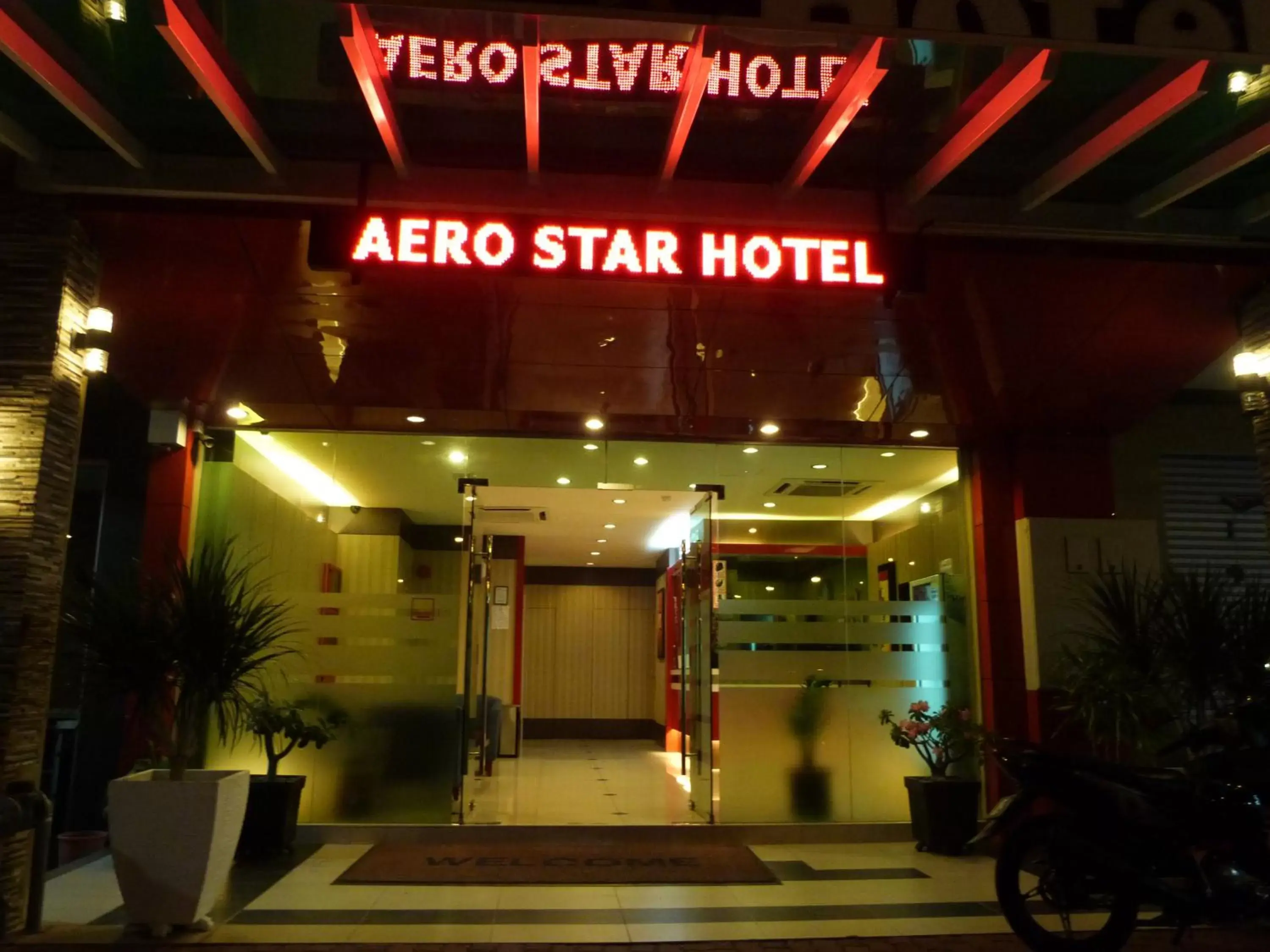 Facade/entrance in AERO Star Hotel