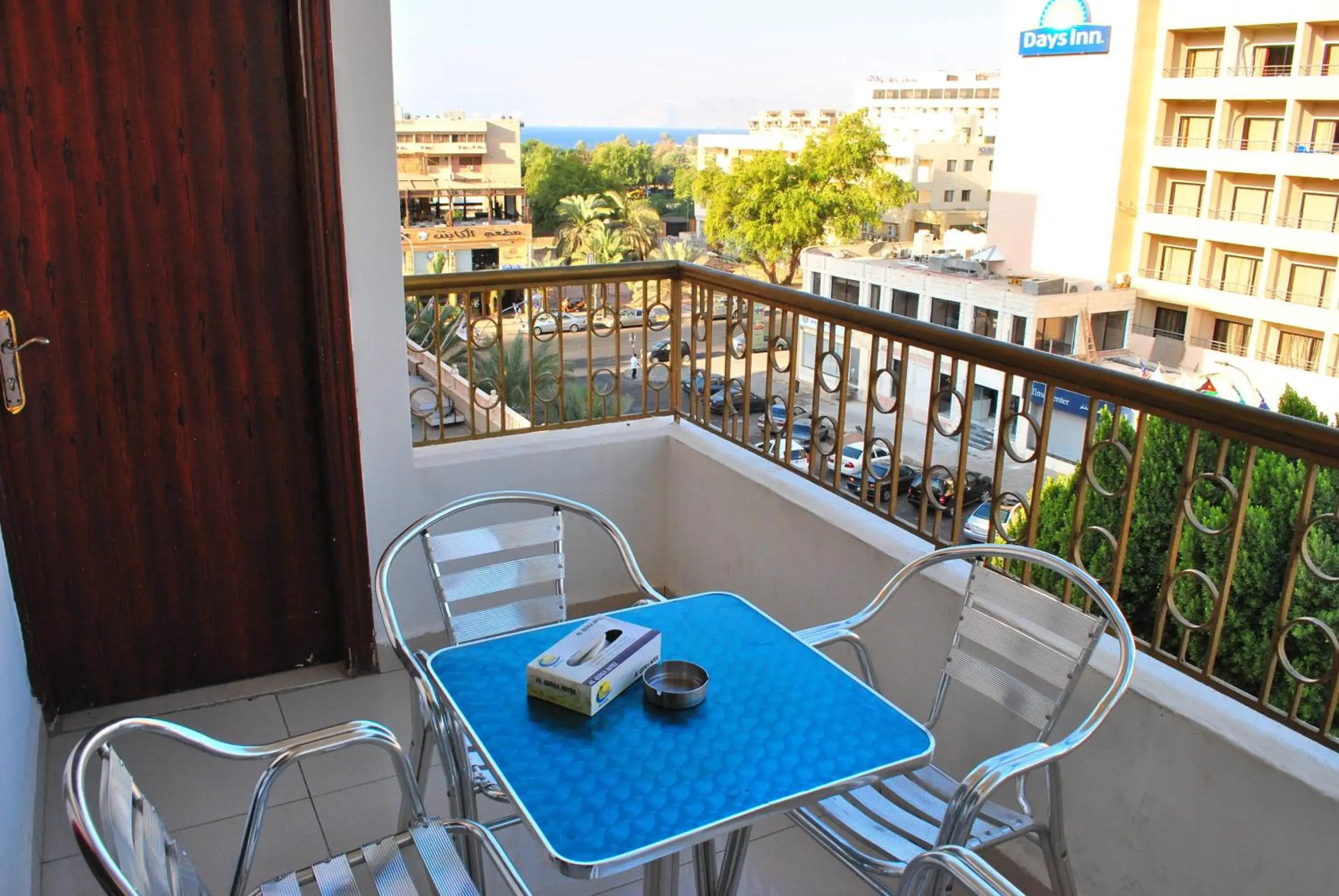 View (from property/room), Balcony/Terrace in Al Qidra Hotel & Suites Aqaba
