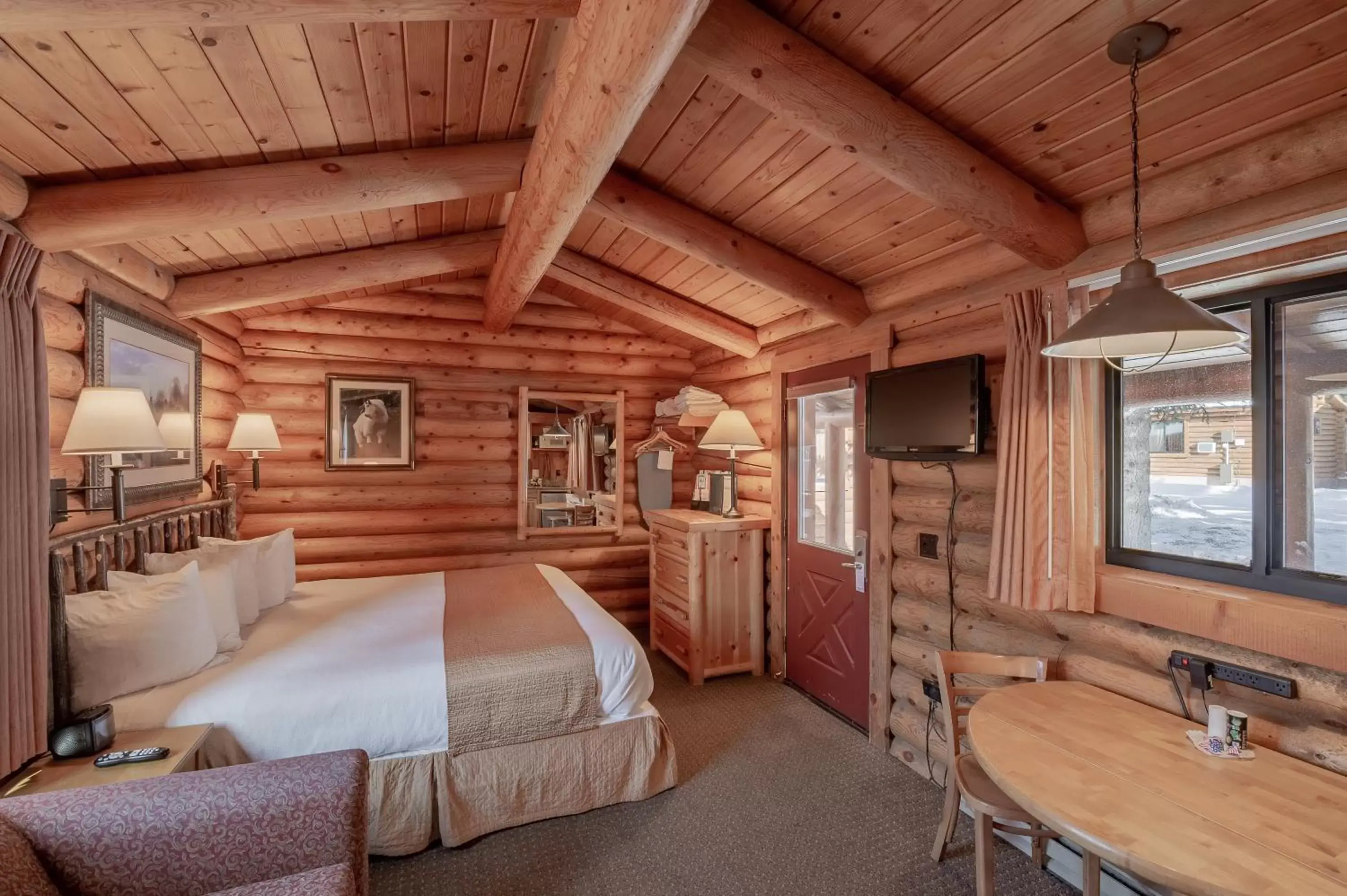 Bed in Cowboy Village Resort