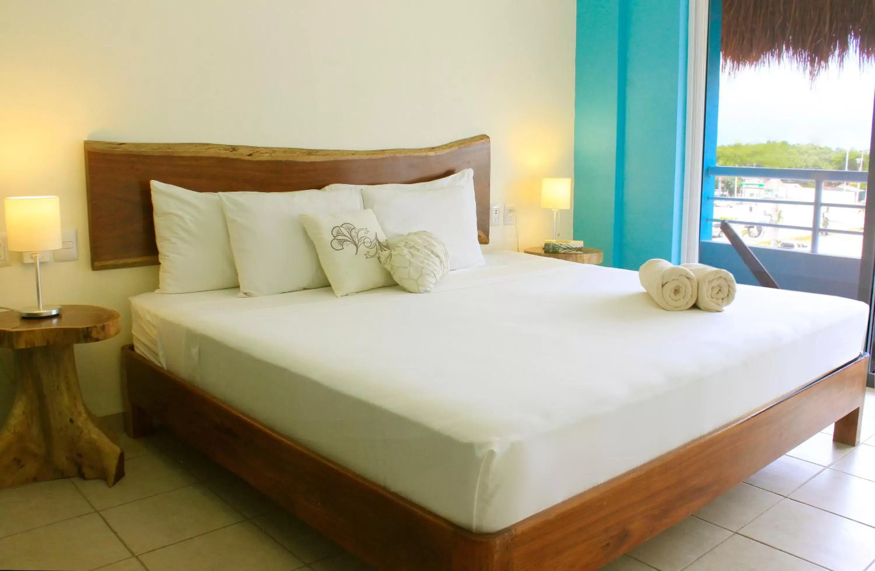 Bedroom, Bed in La Palmita Budget Boutique Hotel