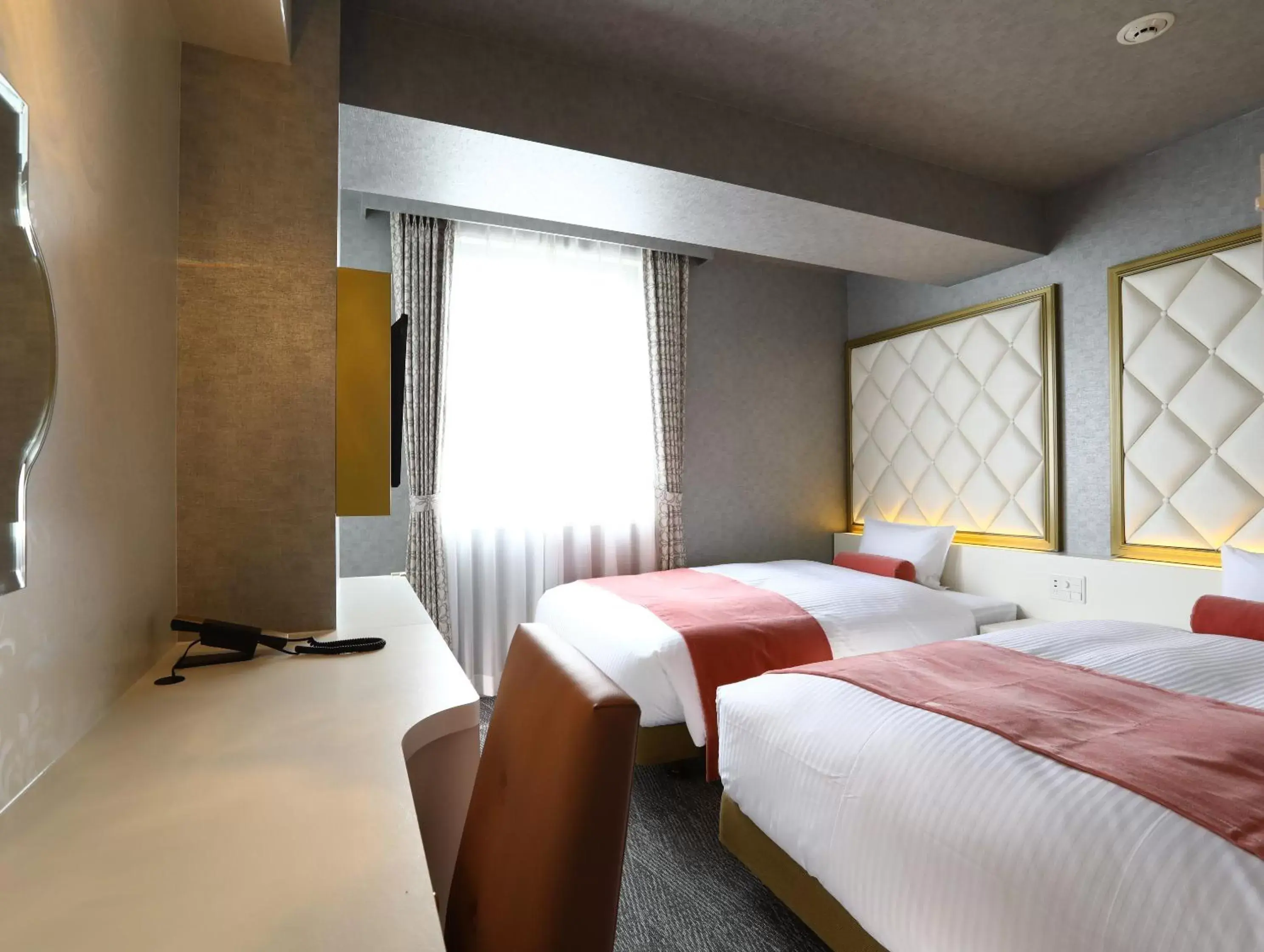 Bed in Hotel Wing International Select Osaka Umeda