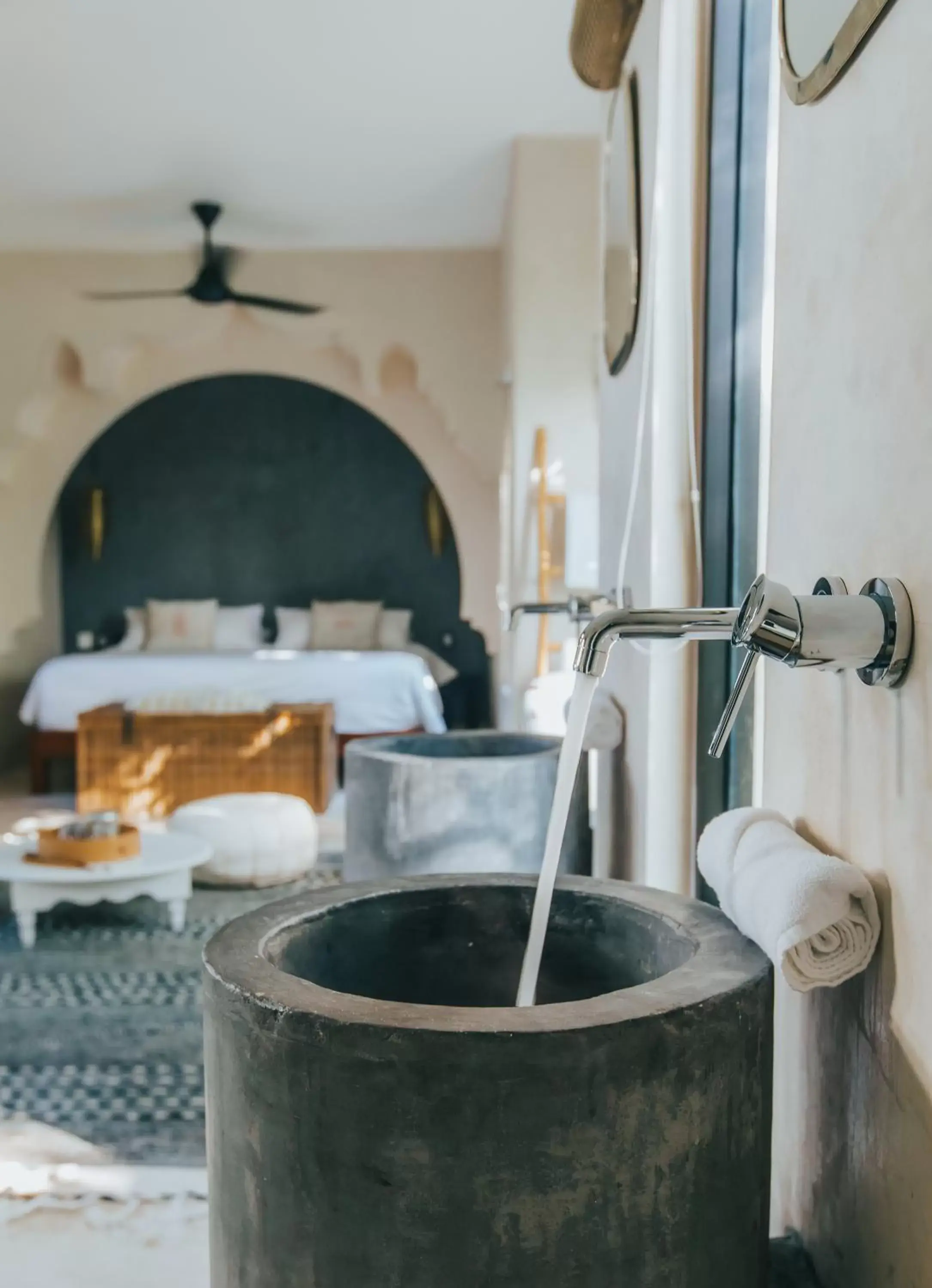 Bed, Bathroom in Ambre & Epices Jungle Hotel & Spa