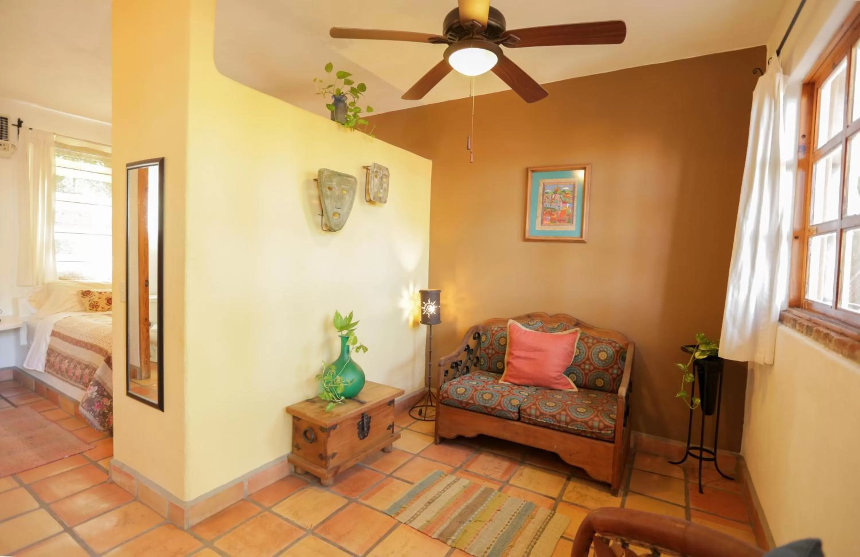 Seating area in The Bungalows Hotel