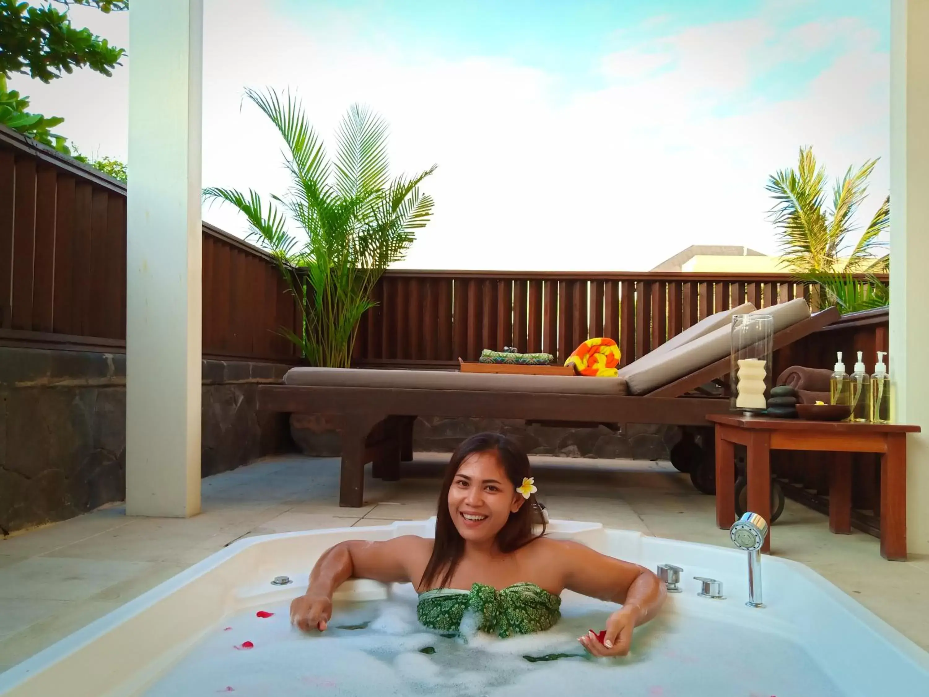 Balcony/Terrace, Swimming Pool in Kuta Paradiso Hotel