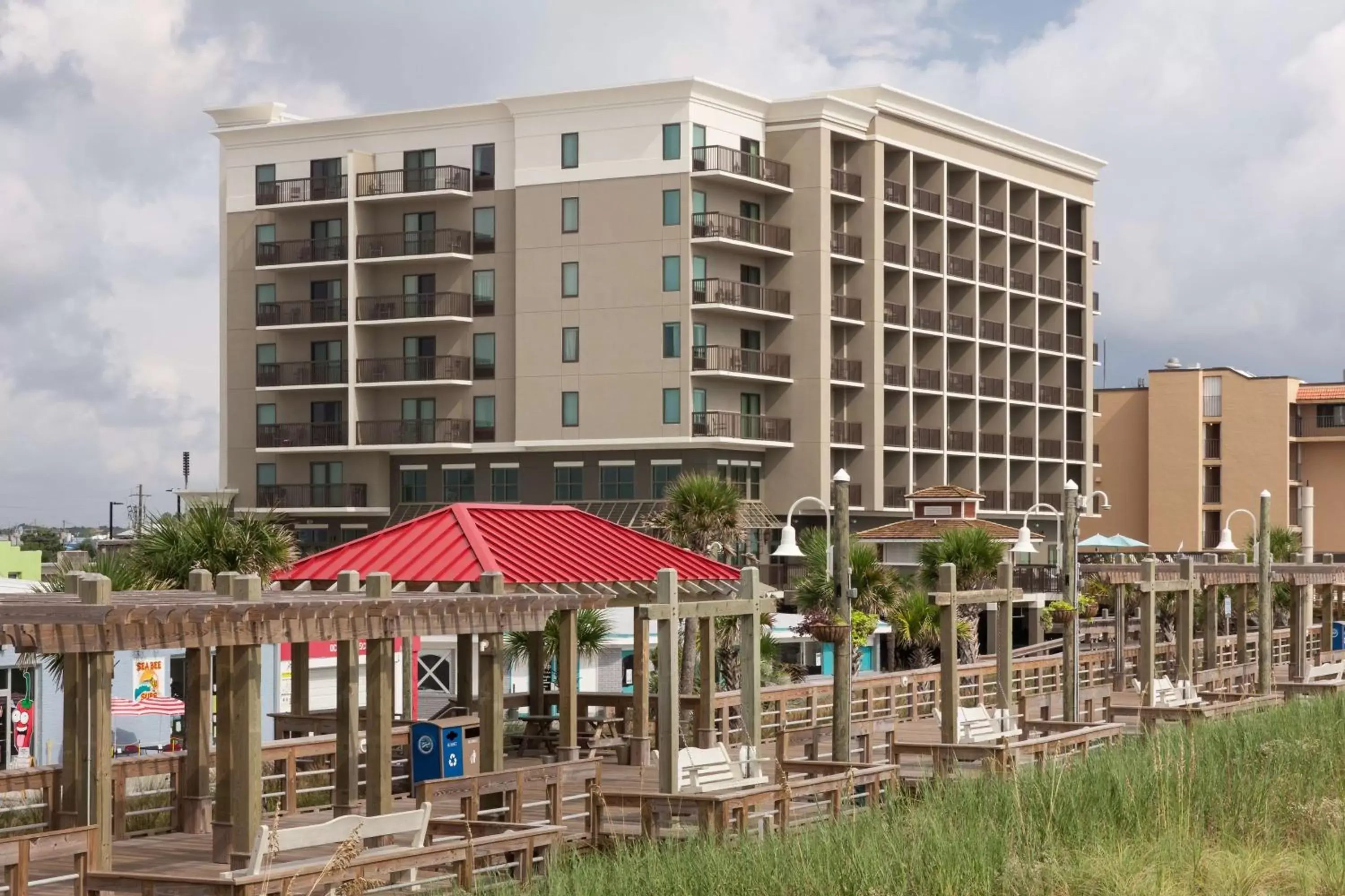 Property building in Hampton Inn & Suites by Hilton Carolina Beach Oceanfront Property building in Hampton Inn & Suites by Hilton Carolina Beach Oceanfront