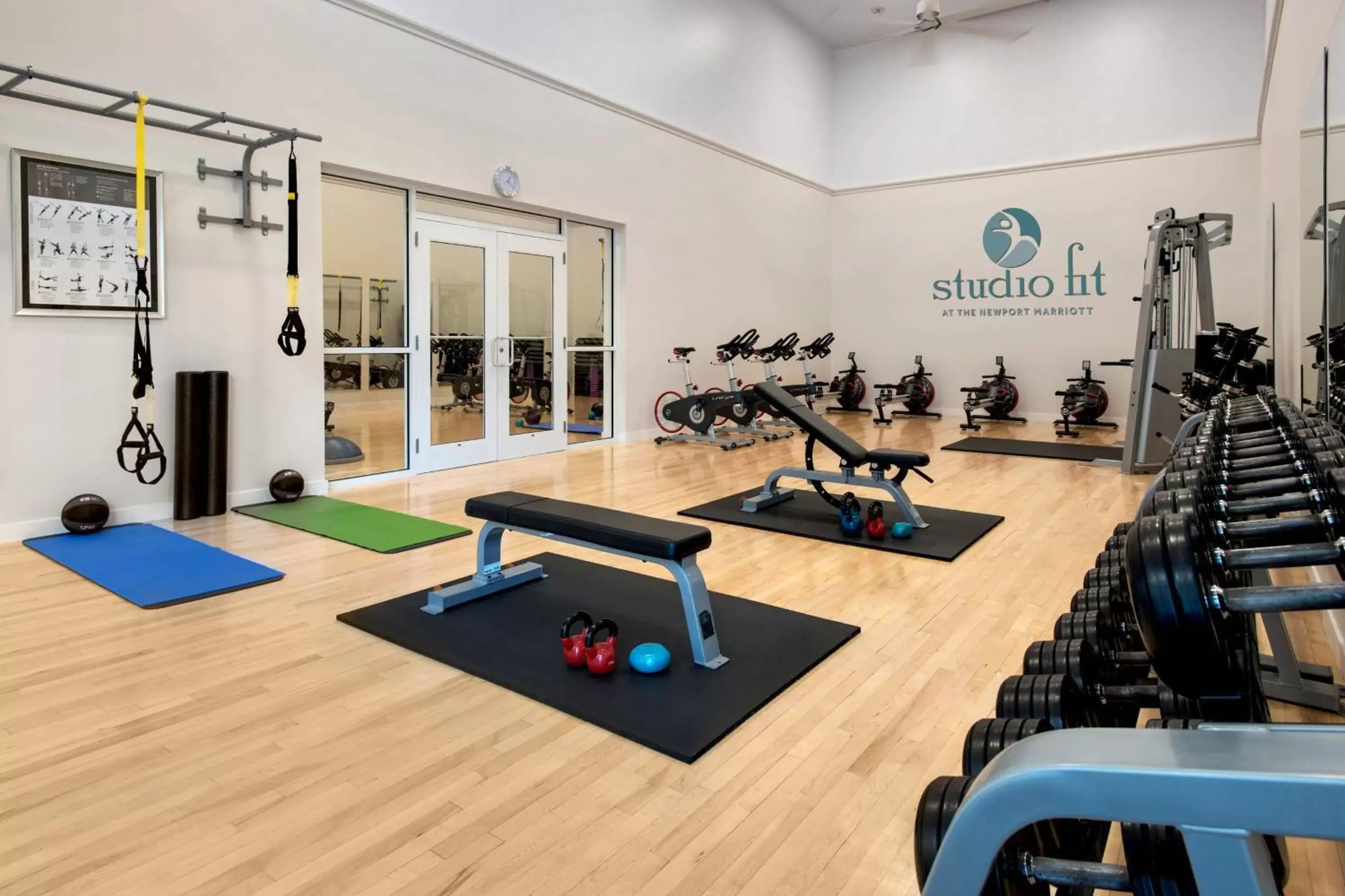 Fitness centre/facilities, Fitness Center/Facilities in Newport Marriott Hotel & Spa