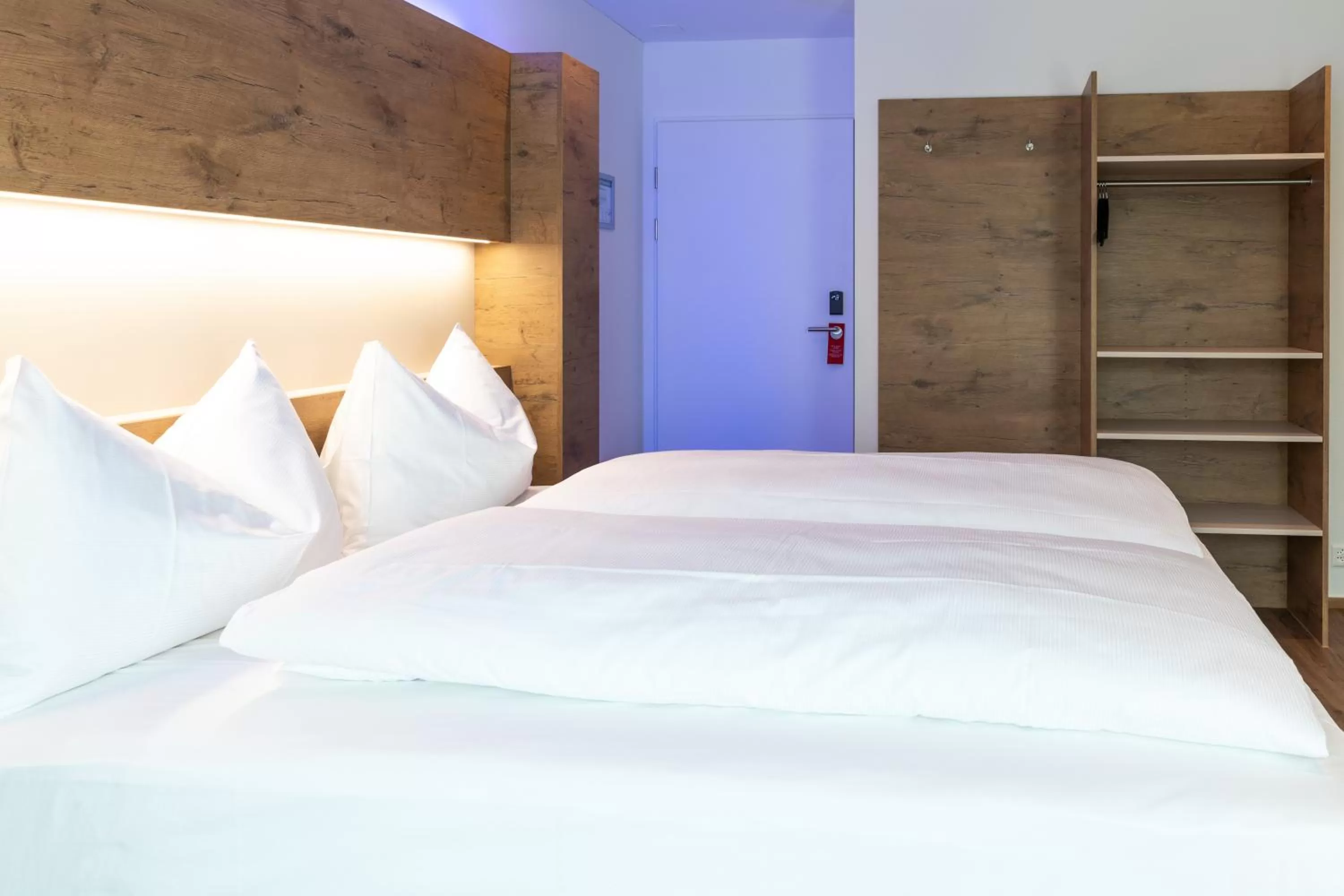 Photo of the whole room, Bed in TRIP INN JET HOTEL Zürich Airport