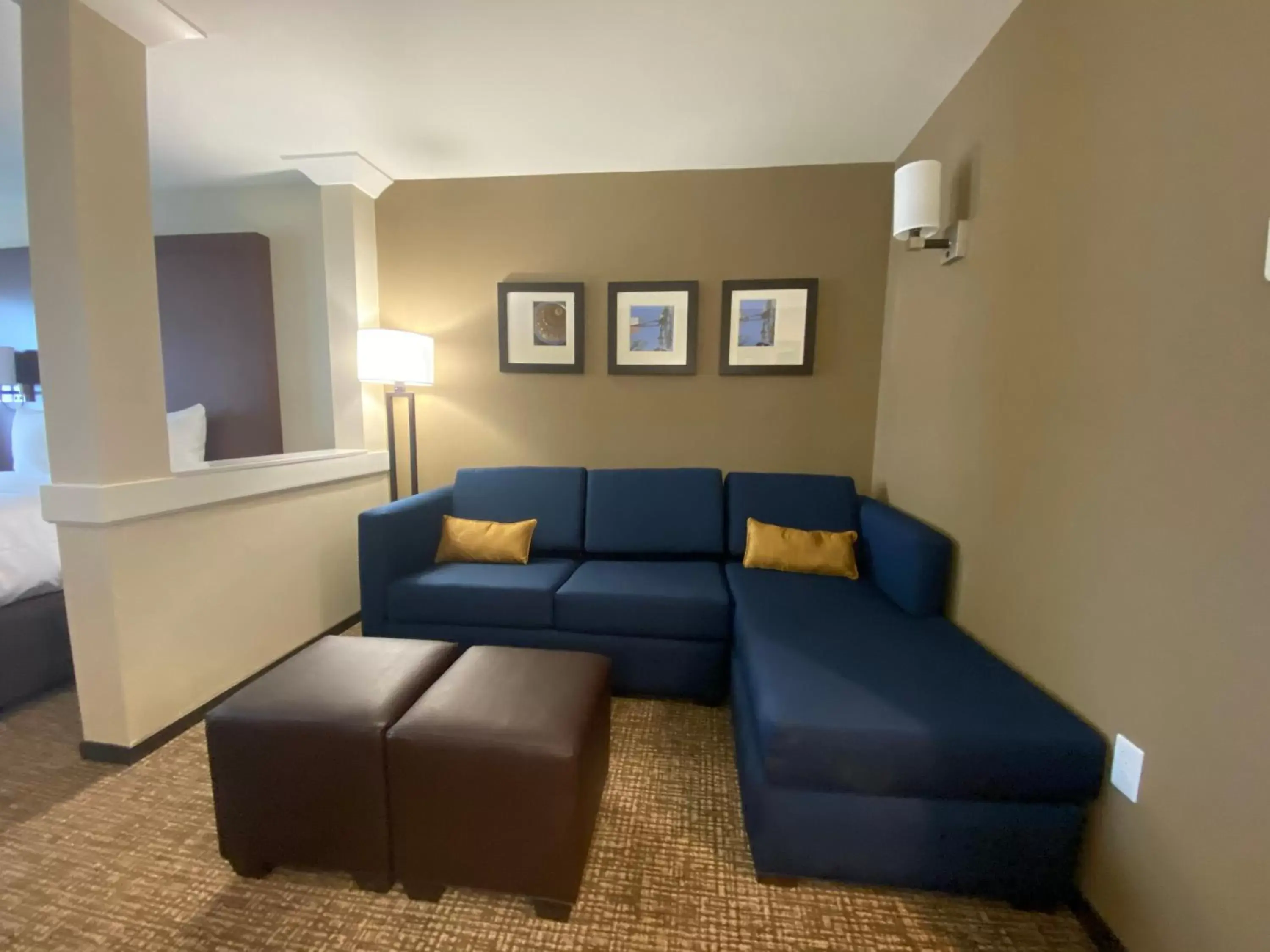 Living room in Comfort Suites Midland West