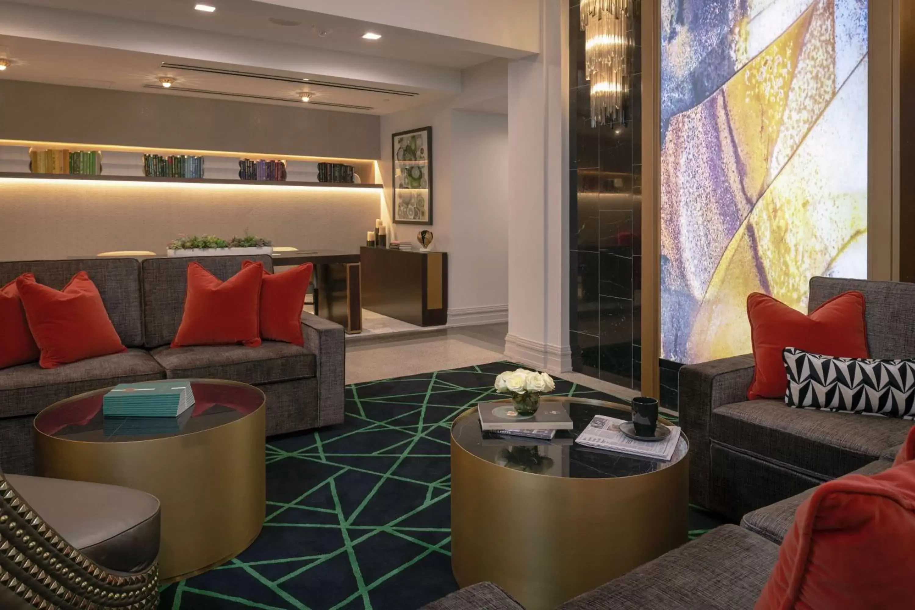 Lobby or reception, Seating Area in Tulsa Club Hotel Curio Collection By Hilton
