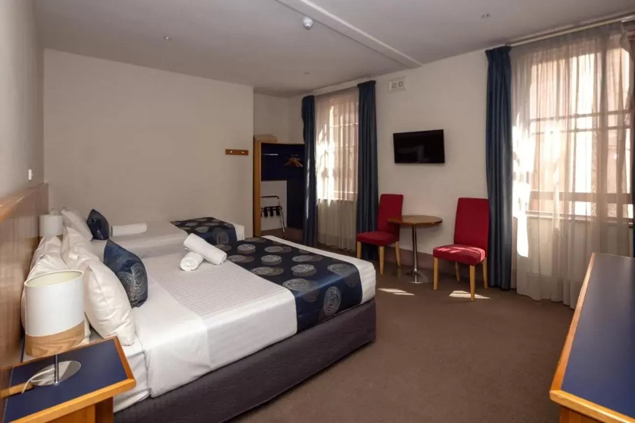 Bed in Central Hotel Hobart