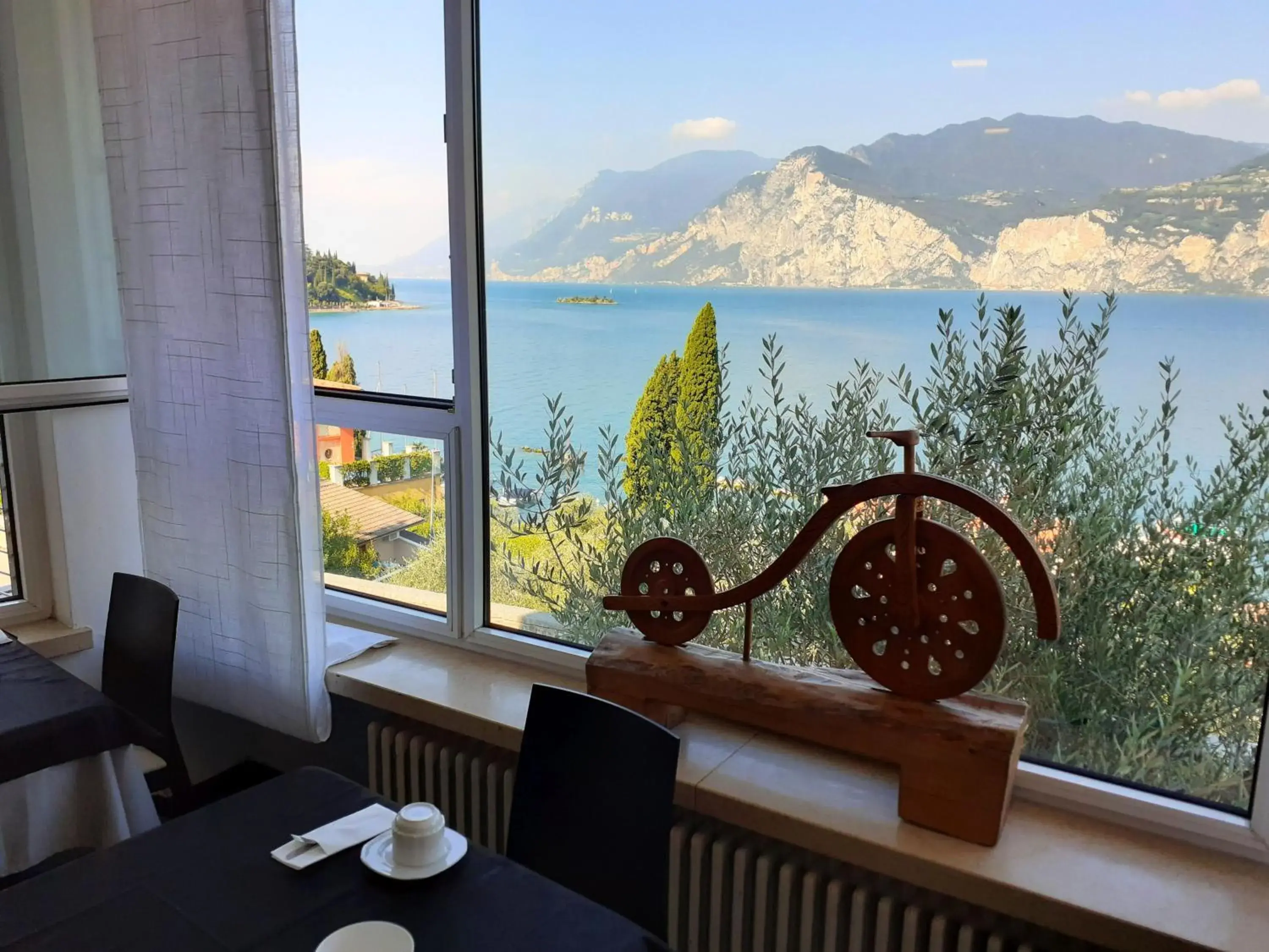 Lake view in Hotel Antonella