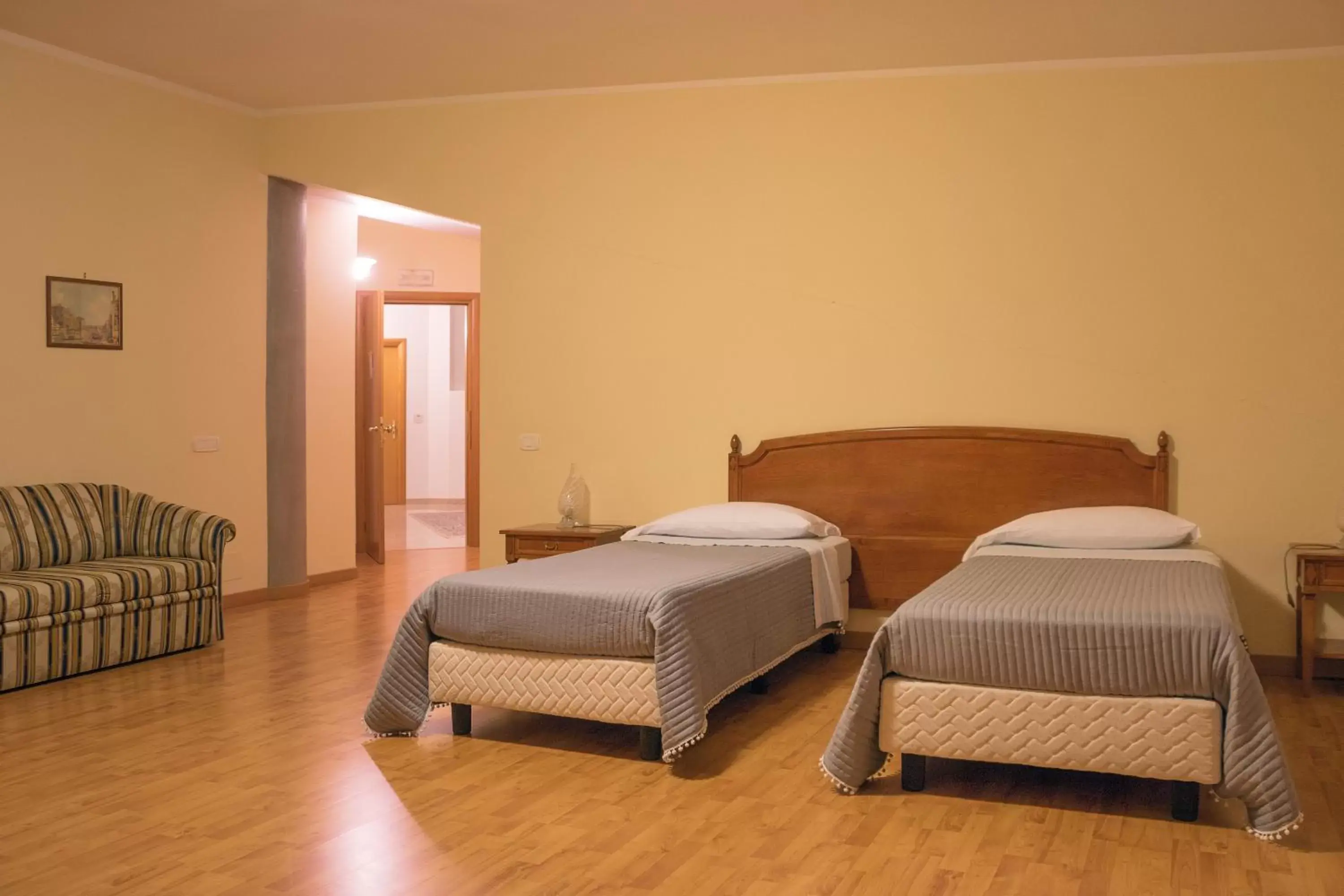 Bed in Ruggiero Park Hotel