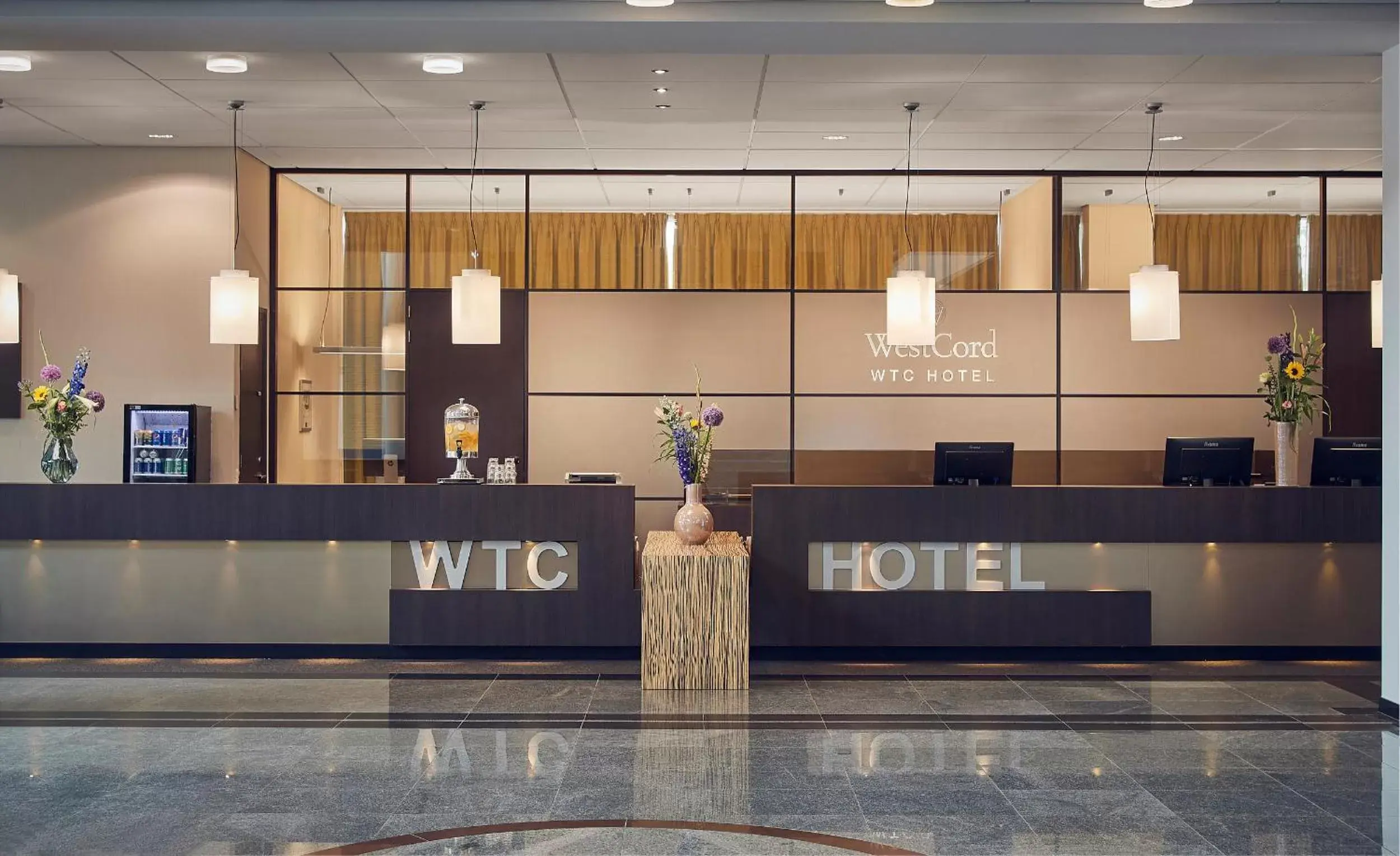 Lobby or reception, Lobby/Reception in WestCord WTC Hotel Leeuwarden