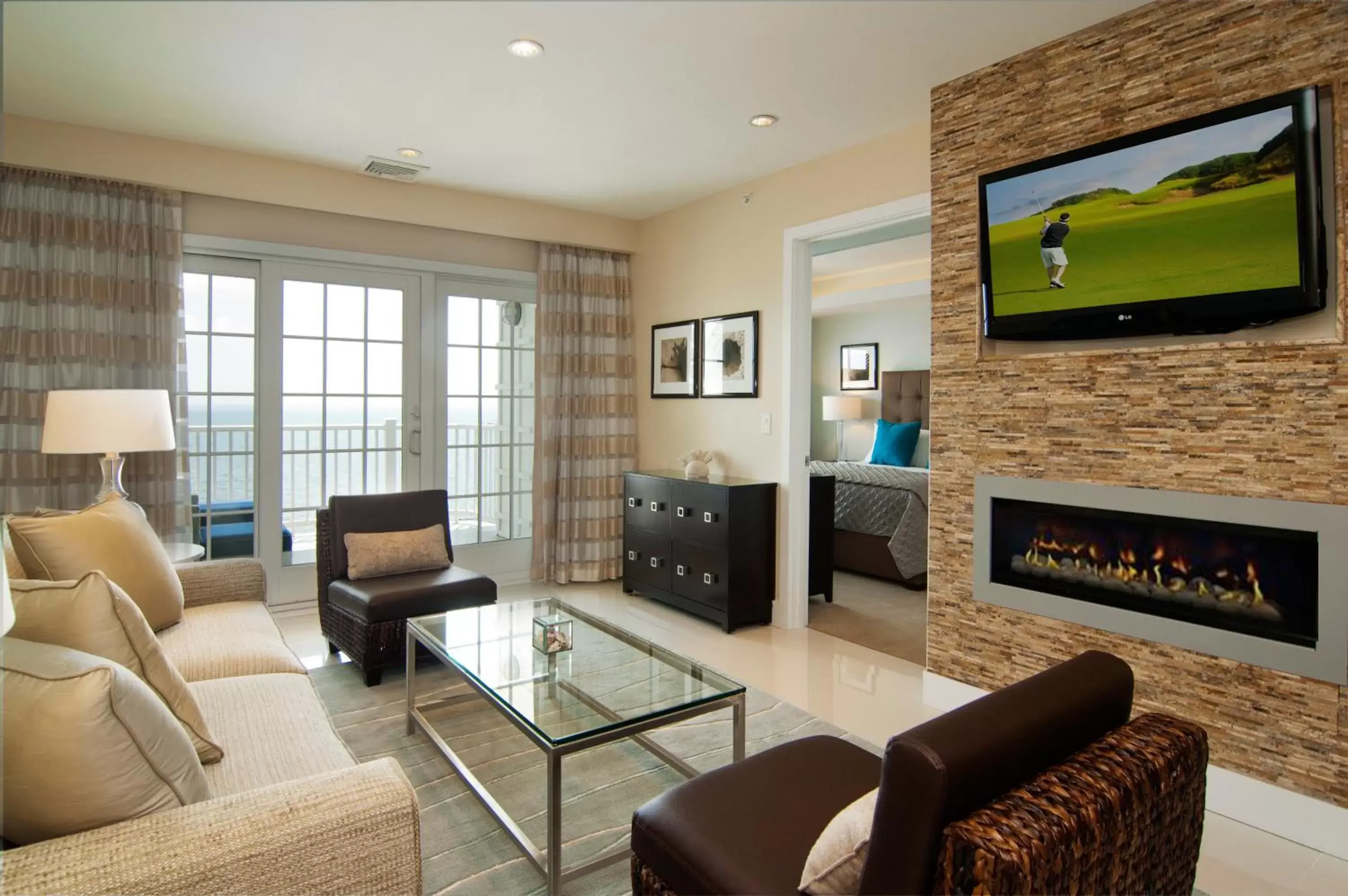 Living room in Water's Edge Resort & Spa Living room in Water's Edge Resort & Spa