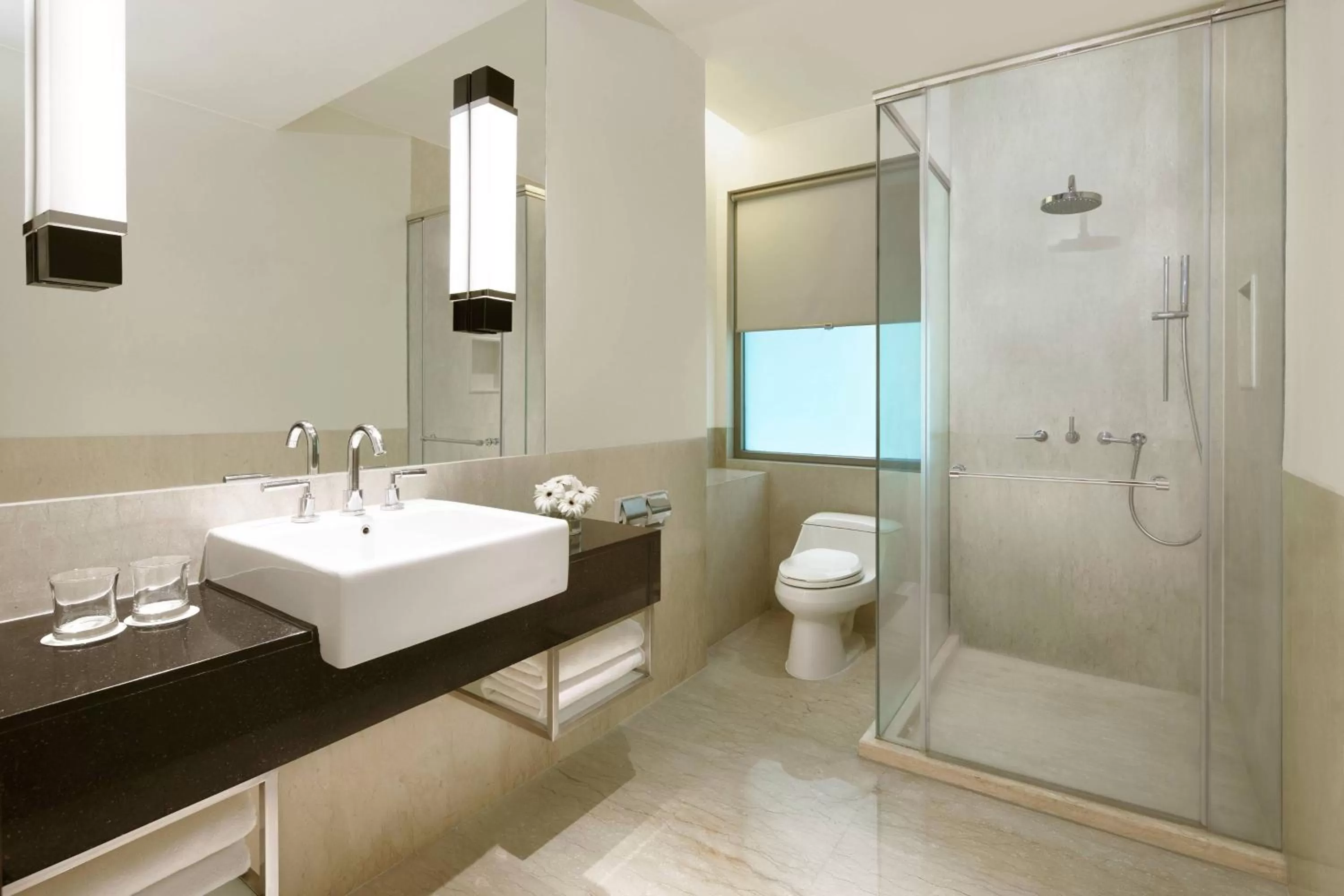 Bathroom in Courtyard by Marriott Bandung Dago