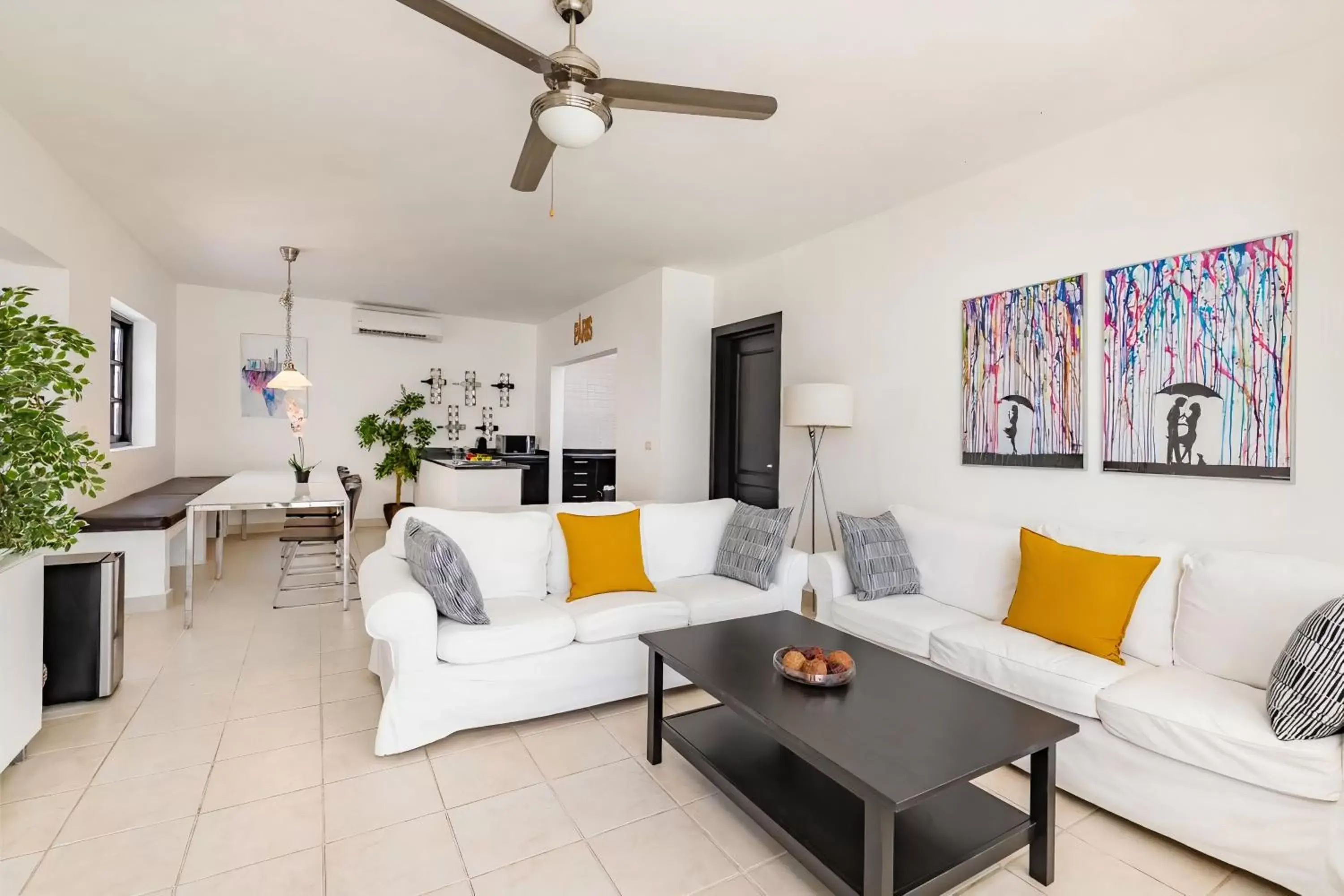 Living room, Seating Area in Flor del Mar Condo Punta Cana Beachfront