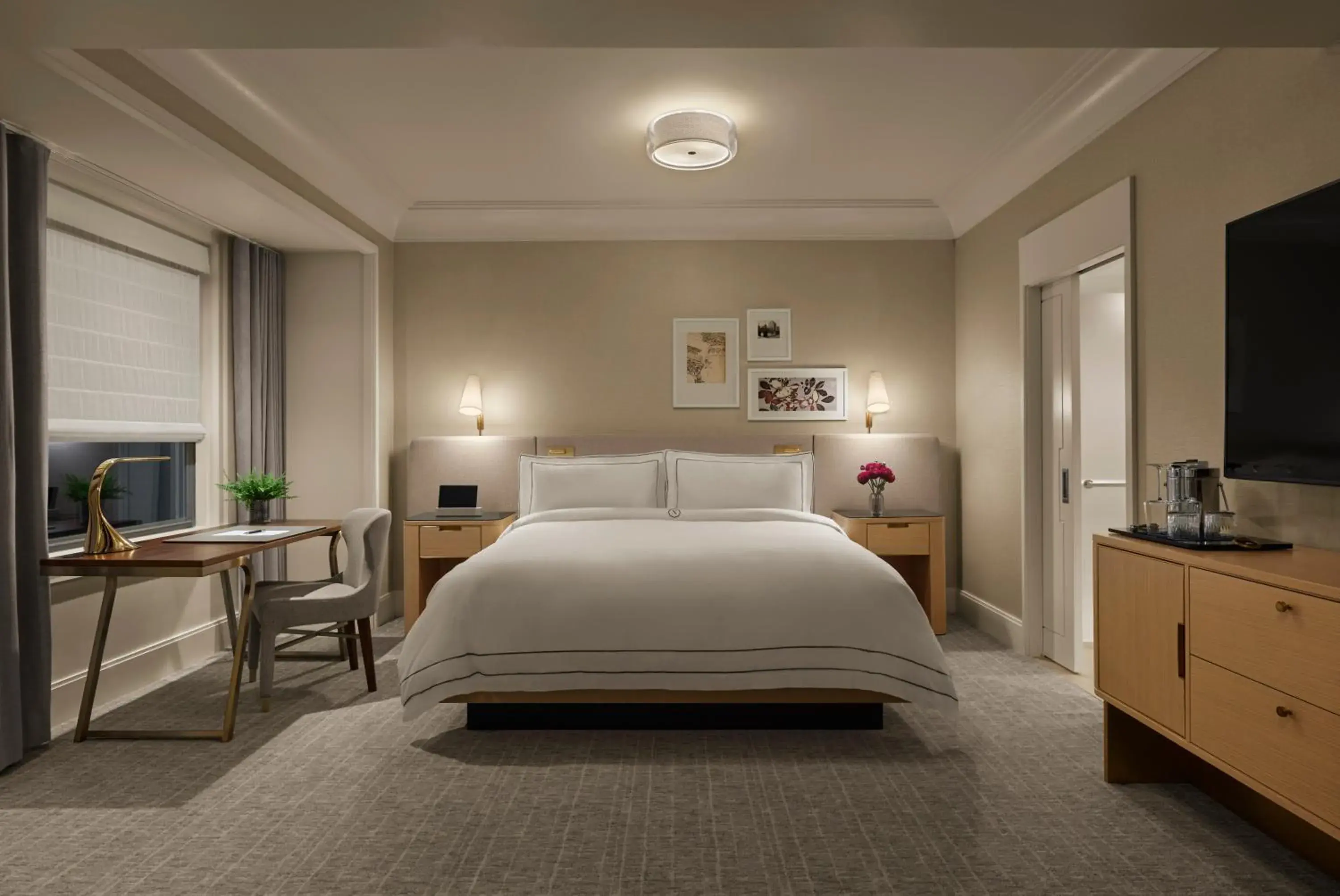 Bedroom, Bed in The Newbury Boston Bedroom, Bed in The Newbury Boston