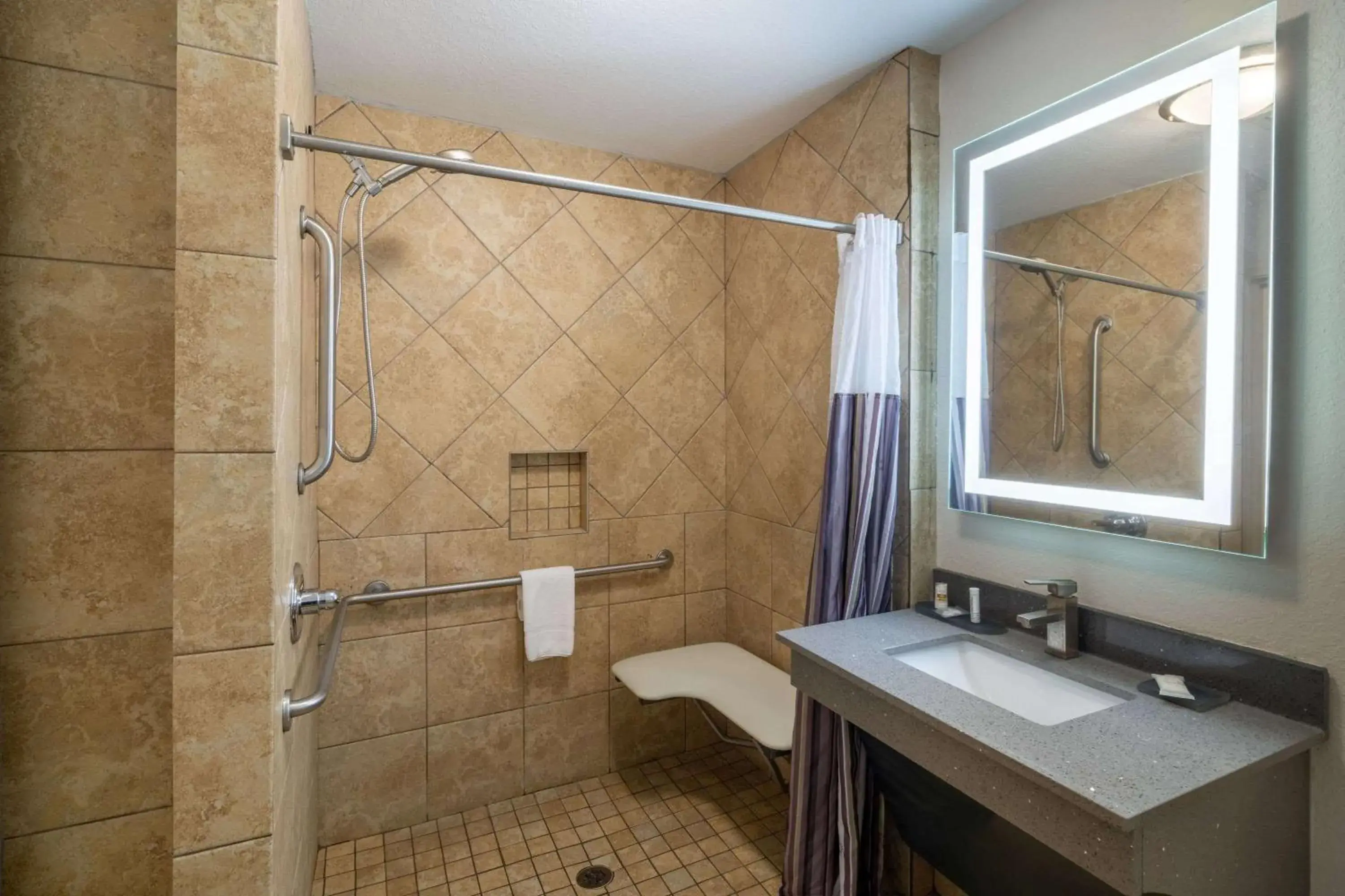 Shower, Bathroom in La Quinta Inn & Suites by Wyndham Prattville